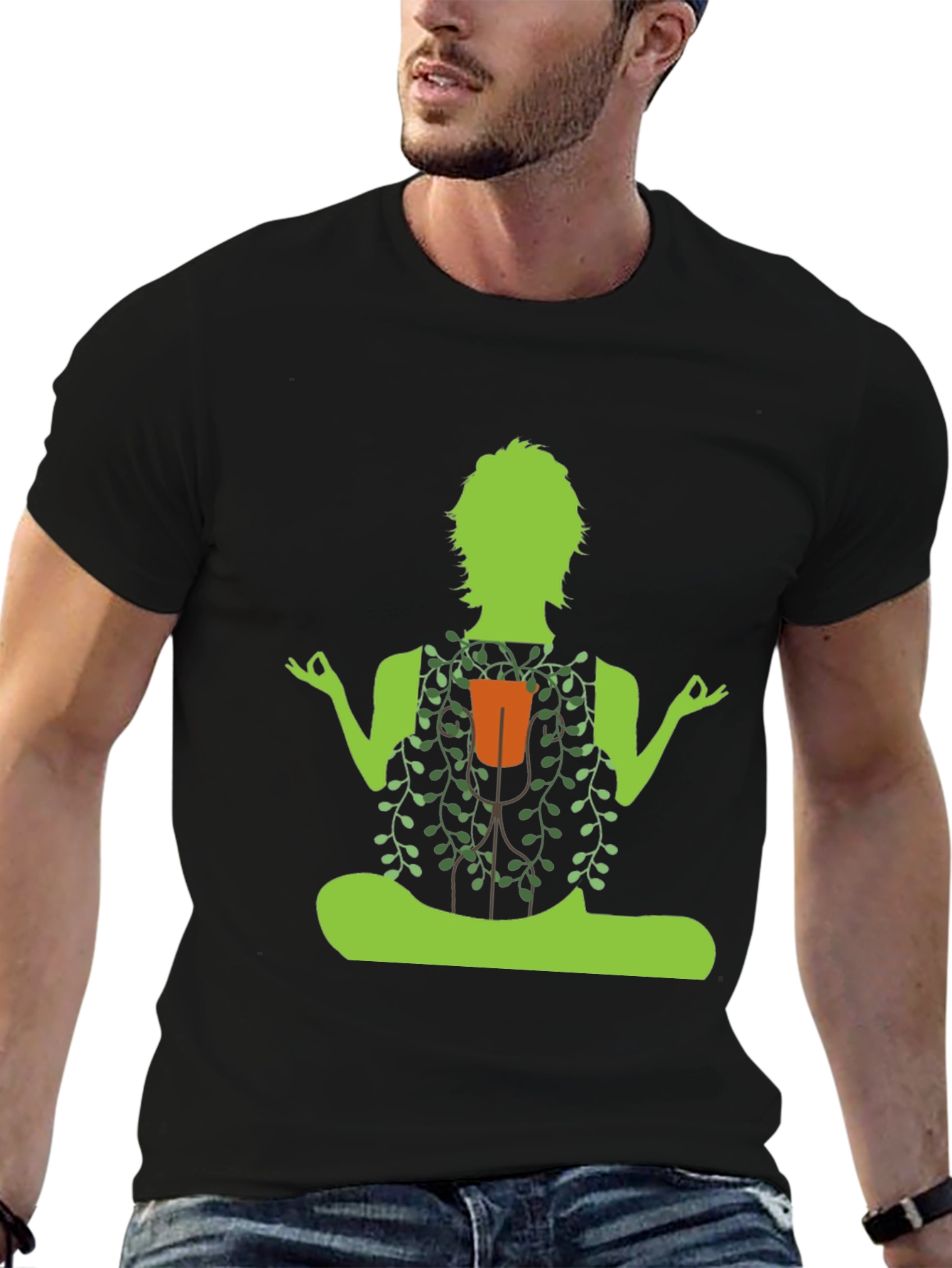 Zen Garden Black T-Shirt