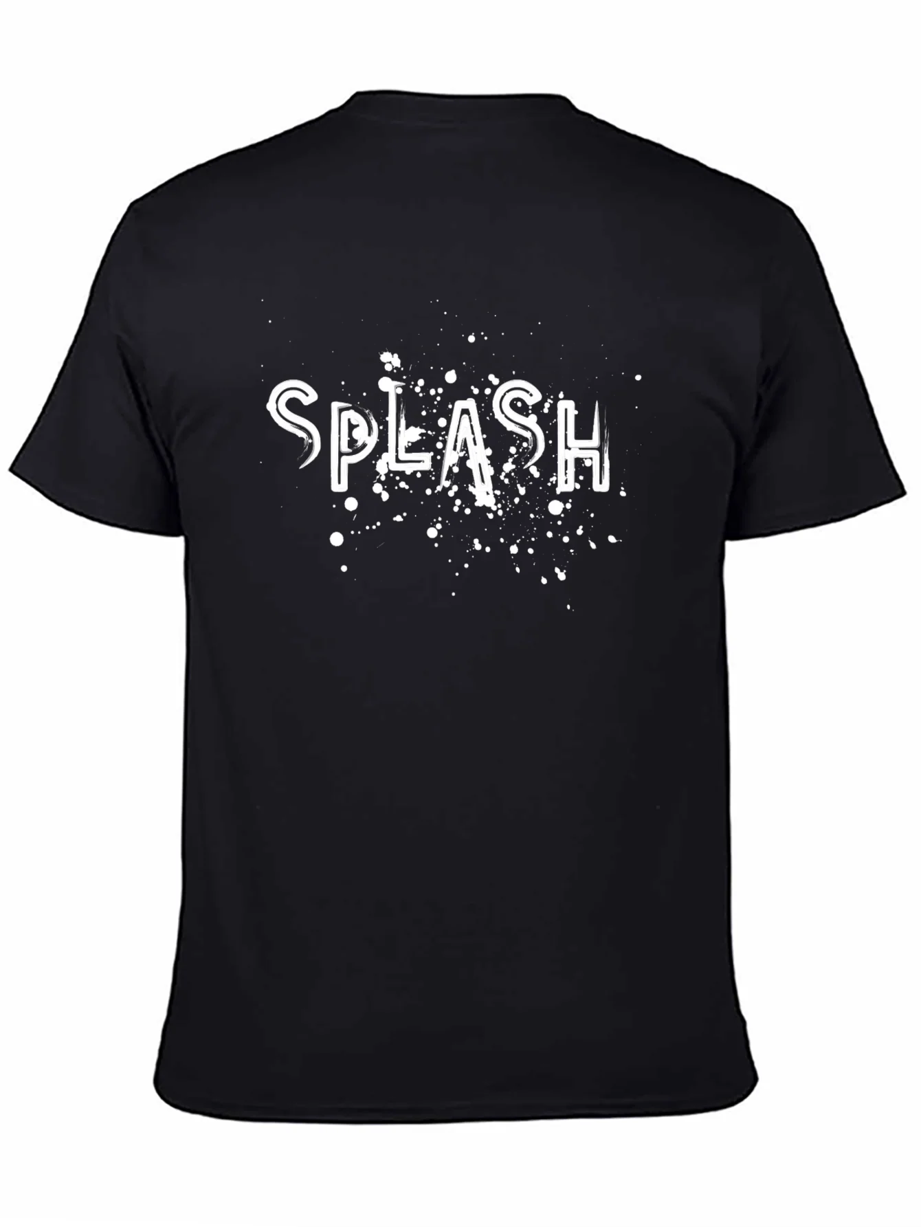 Splash Graphic Black T-Shirt