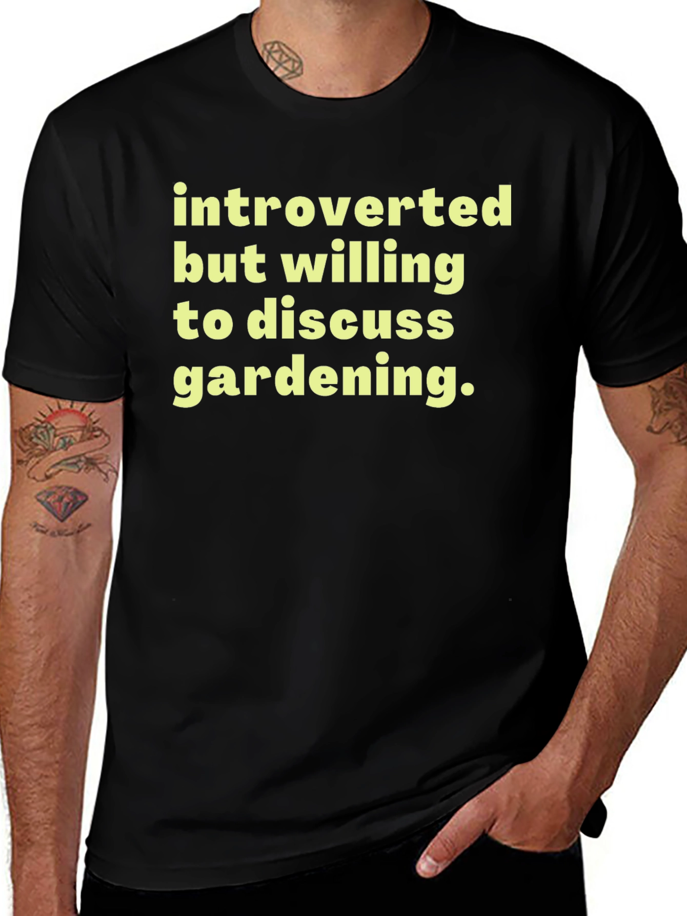 Introverted Gardening Enthusiast T-Shirt
