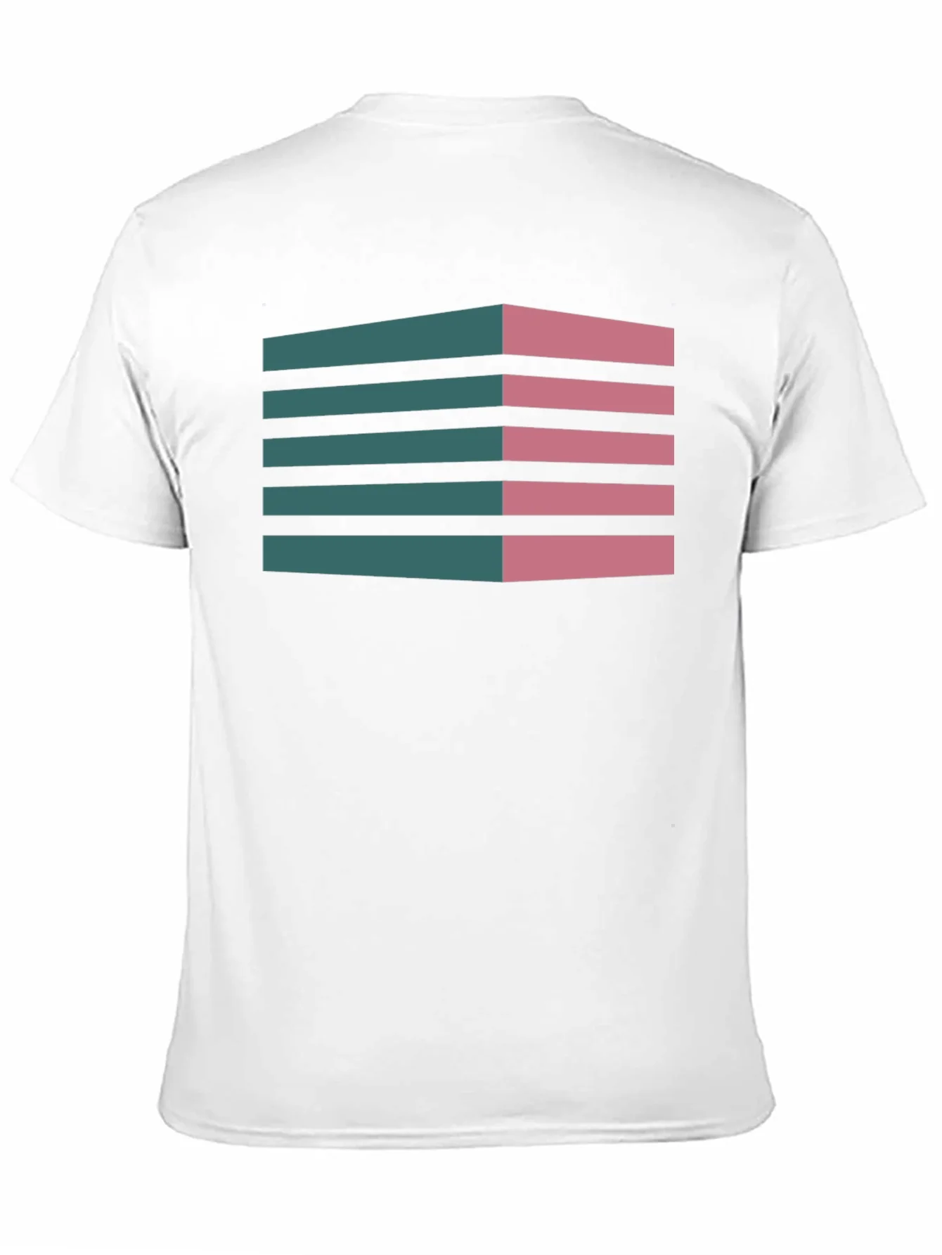 Geometric 3D Stripes T-Shirt