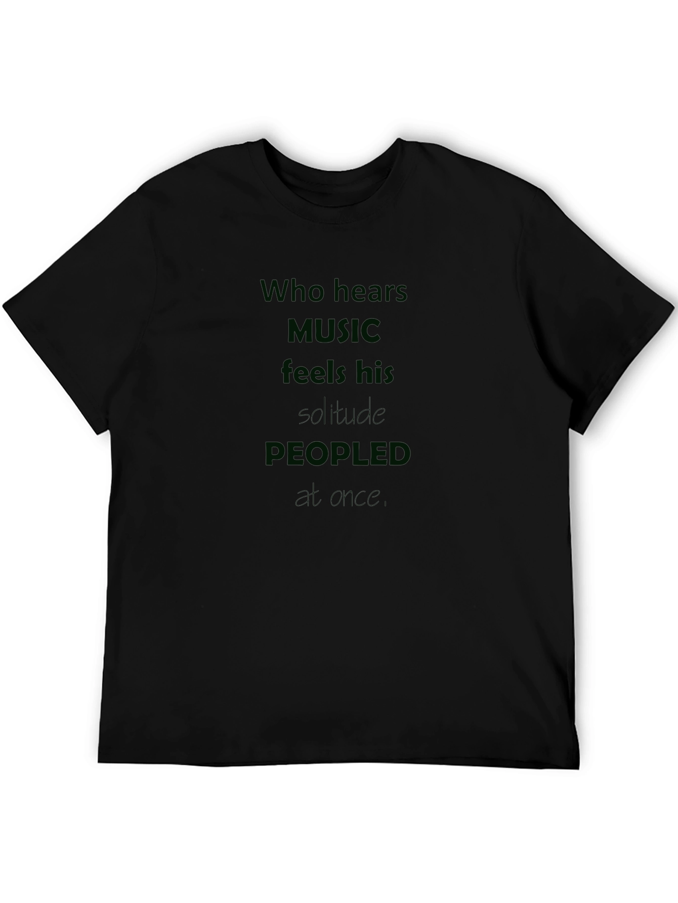Music Lover T-Shirt: Who Hears Music