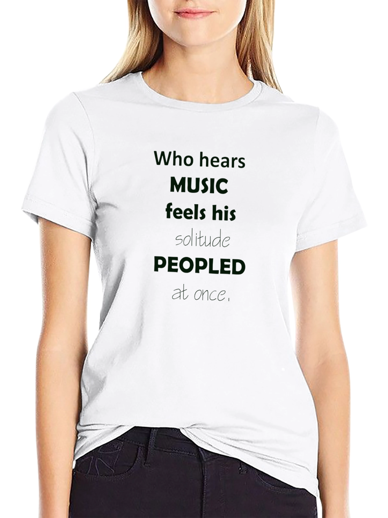 Music Lover T-Shirt: Who Hears Music