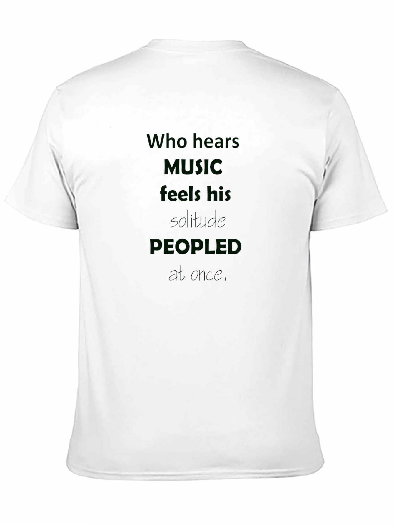 Music Lover T-Shirt: Who Hears Music