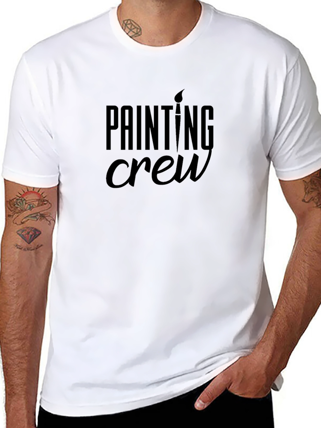 Painting Crew Graphic T-Shirt