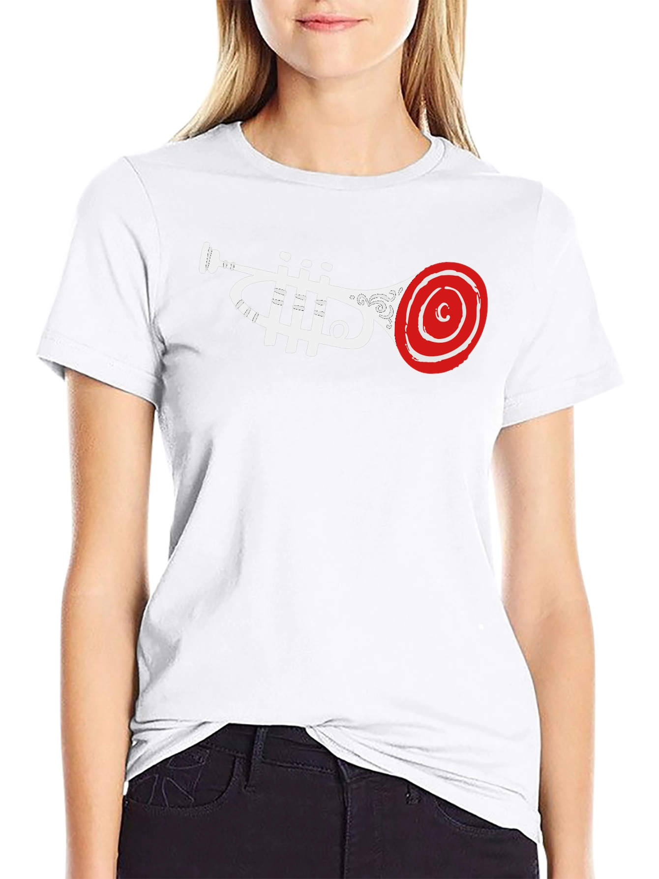 Trumpet Graphic T-Shirt - Cool Music Lover Tee