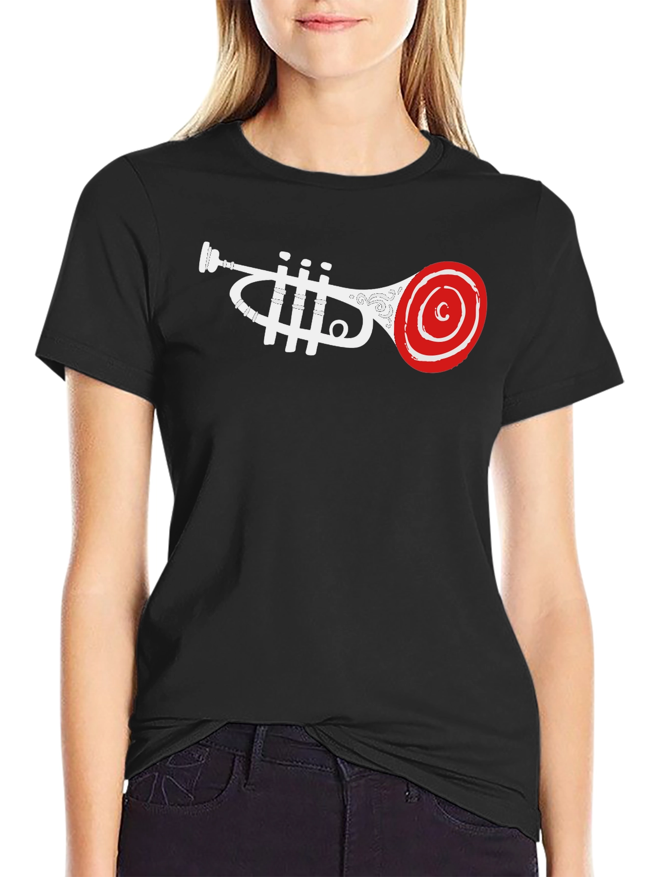 Trumpet Graphic T-Shirt - Cool Music Lover Tee