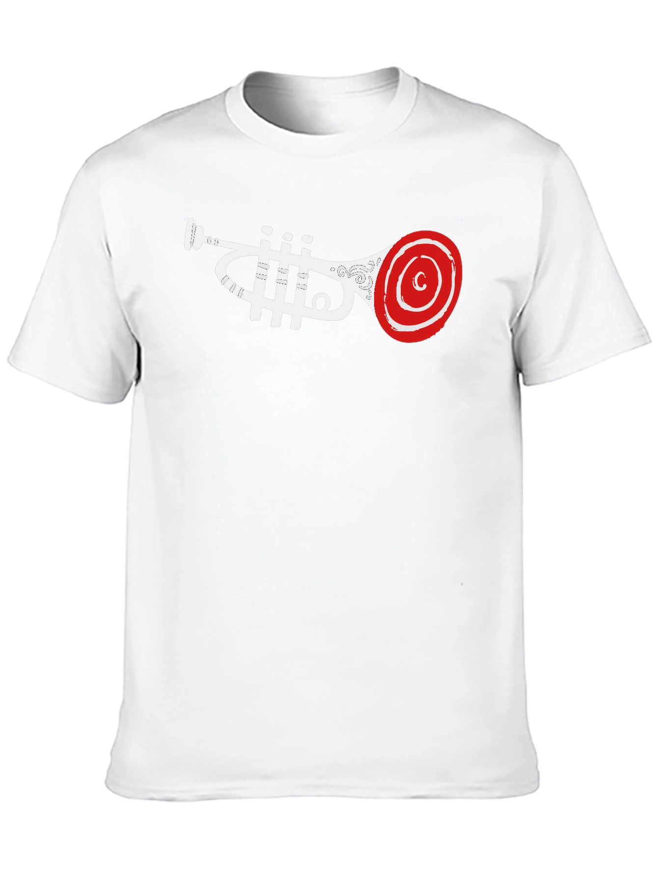 Trumpet Graphic T-Shirt - Cool Music Lover Tee
