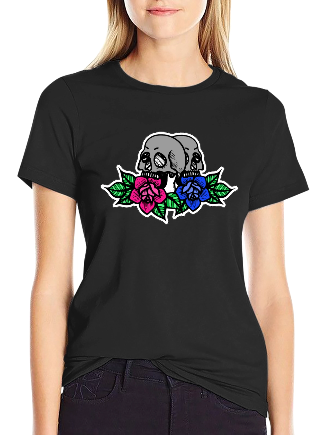Skulls & Roses Graphic Tee
