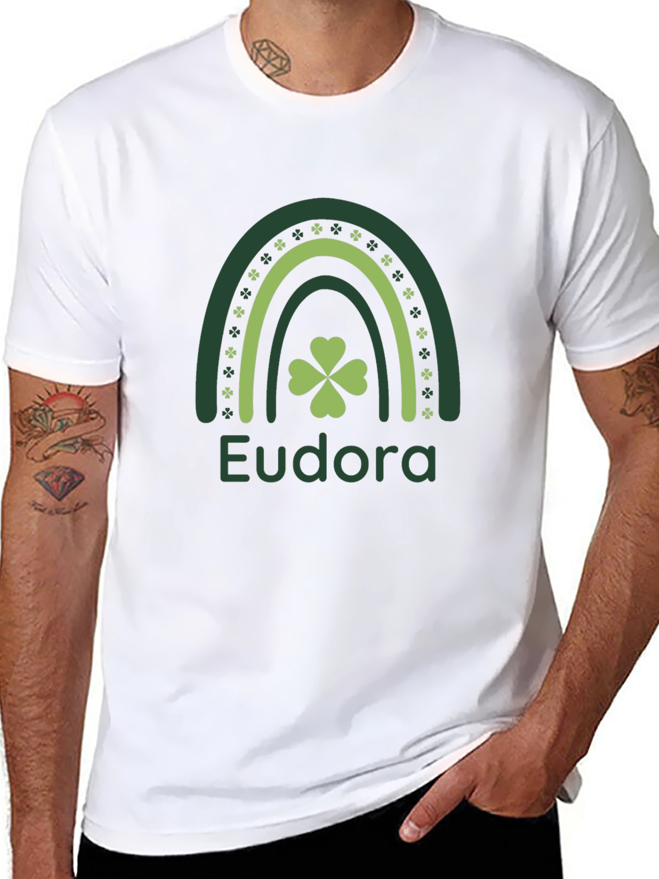 Eudora St. Patricks Day Rainbow T-Shirt