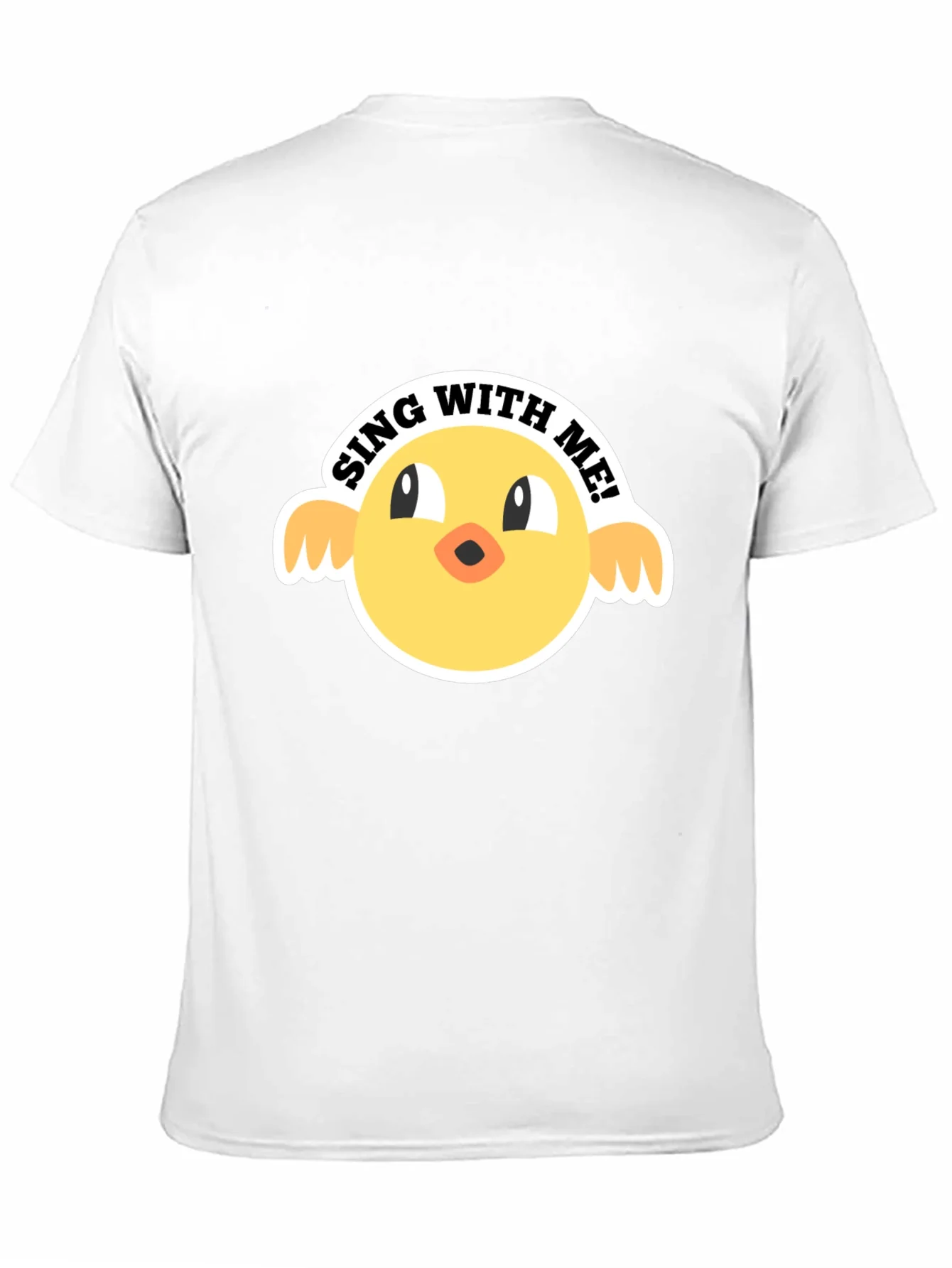 Sing With Me Chick Graphic Tee - Black