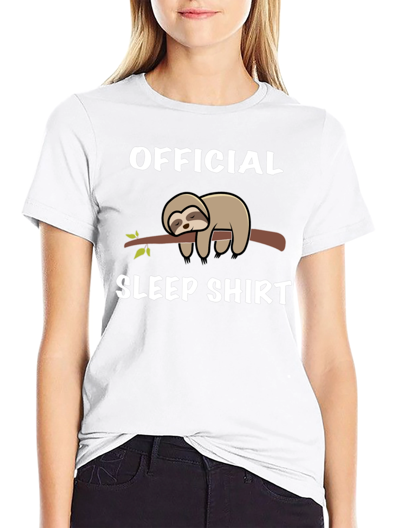 Official Sleep Shirt Sloth Graphic Tee