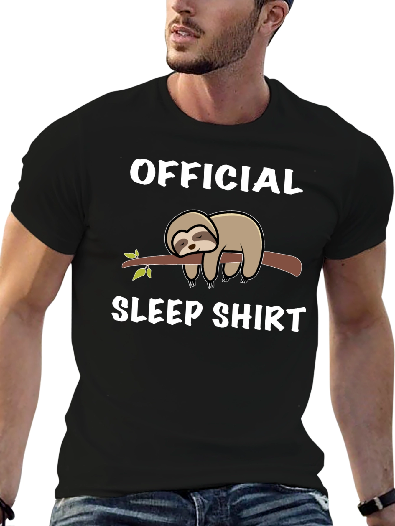 Official Sleep Shirt Sloth Graphic Tee