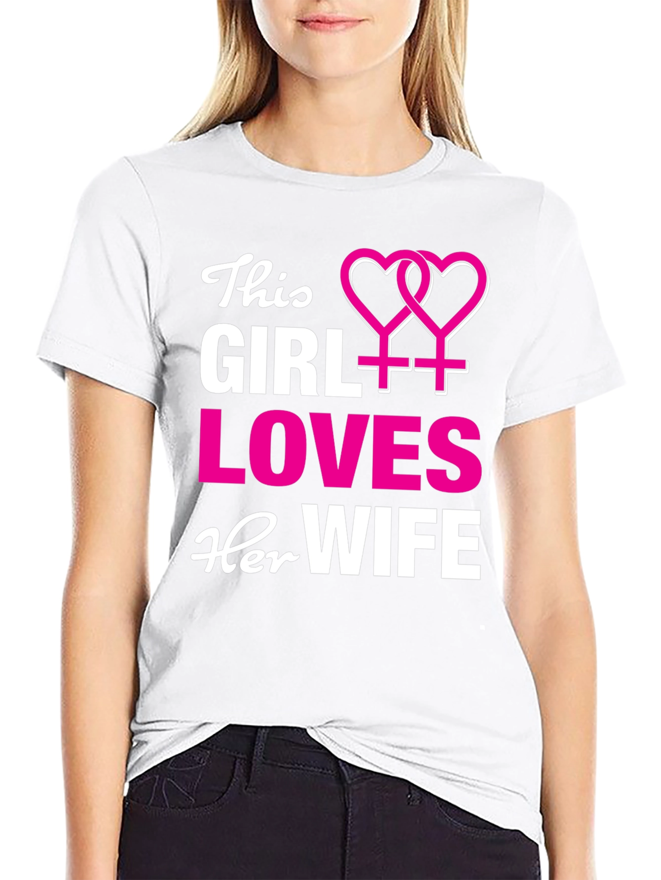 This Girl Loves Her Wife T-Shirt - LGBTQ Pride