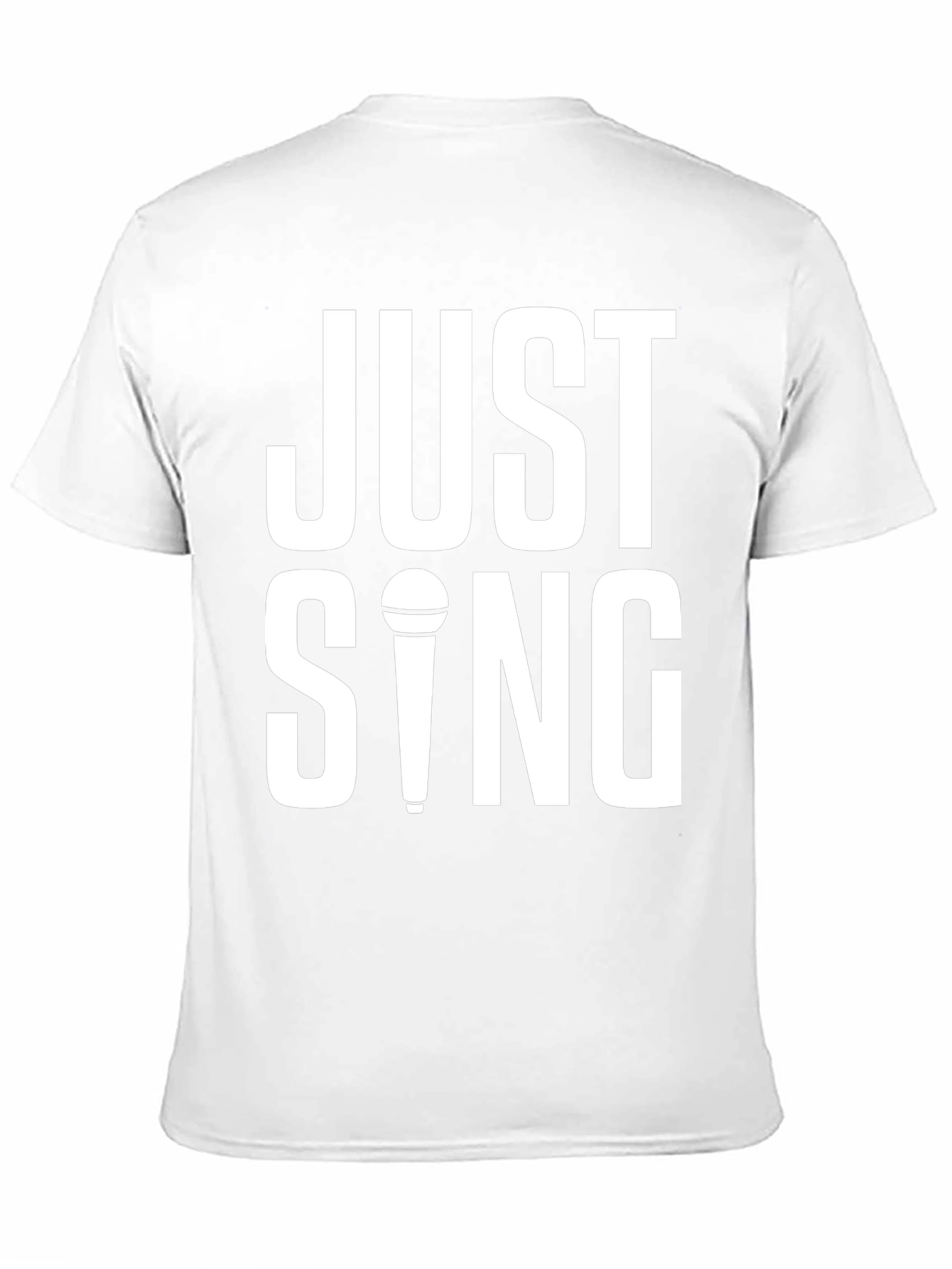 Just Sing T-Shirt - Black Graphic Tee