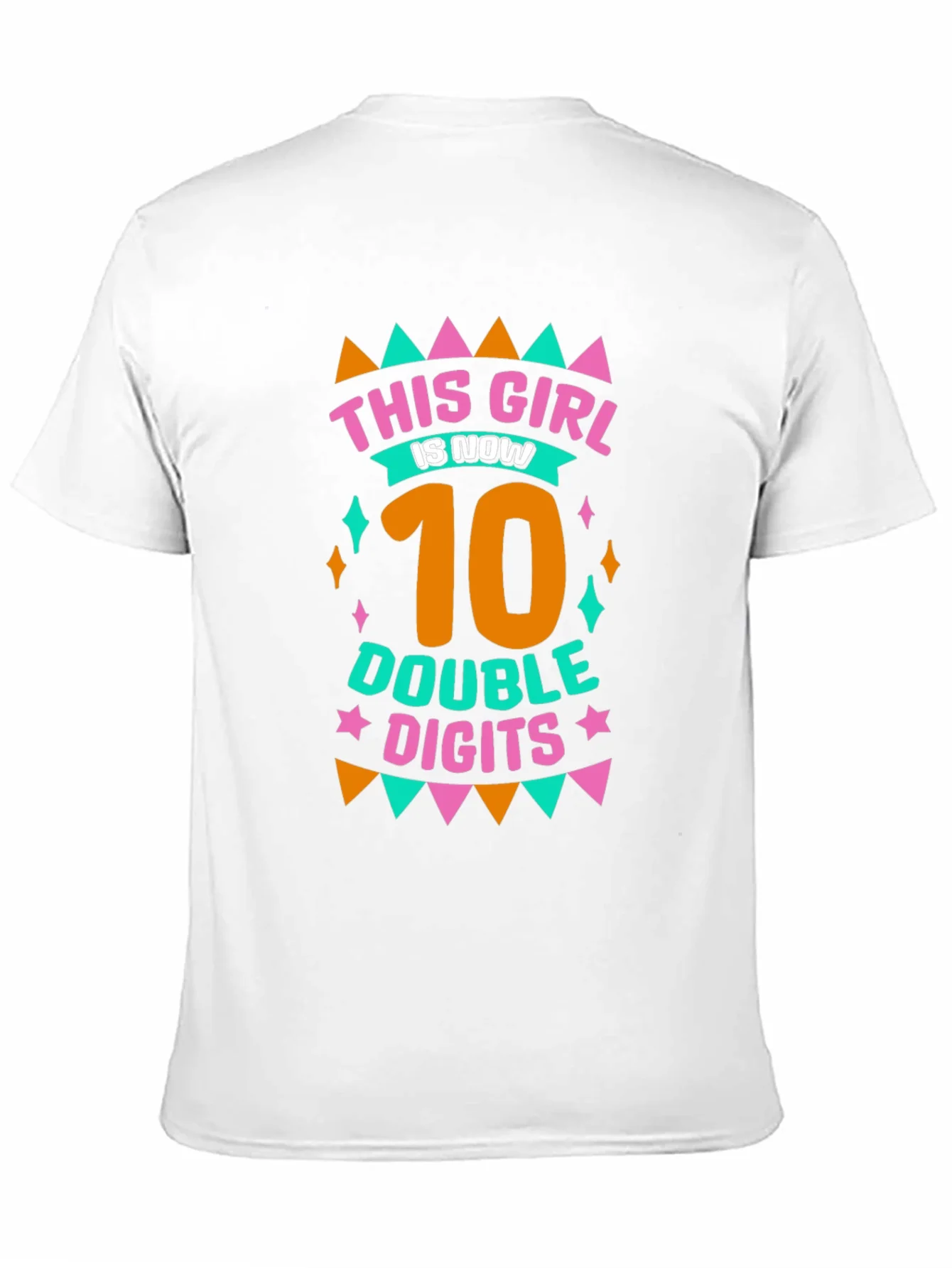 This Girl is Now 10 Double Digits Black T-Shirt