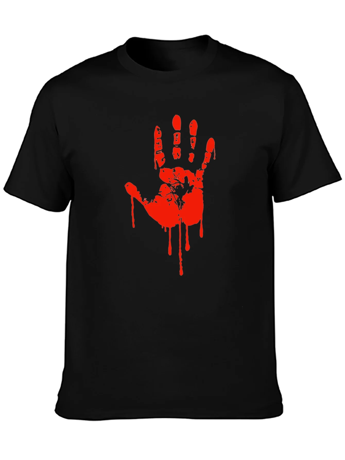 Bloody Handprint Graphic T-Shirt