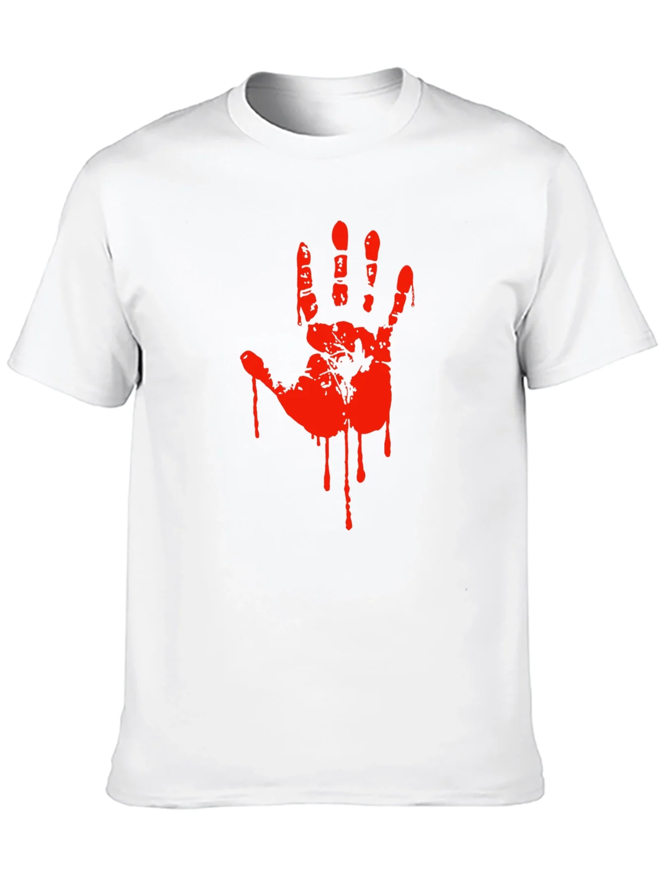 Bloody Handprint Graphic T-Shirt