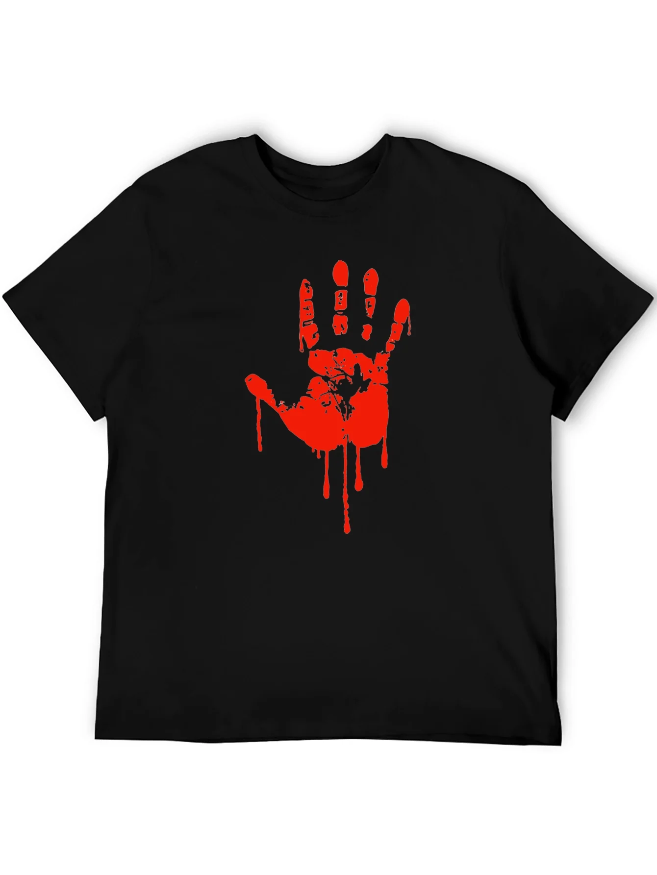 Bloody Handprint Graphic T-Shirt