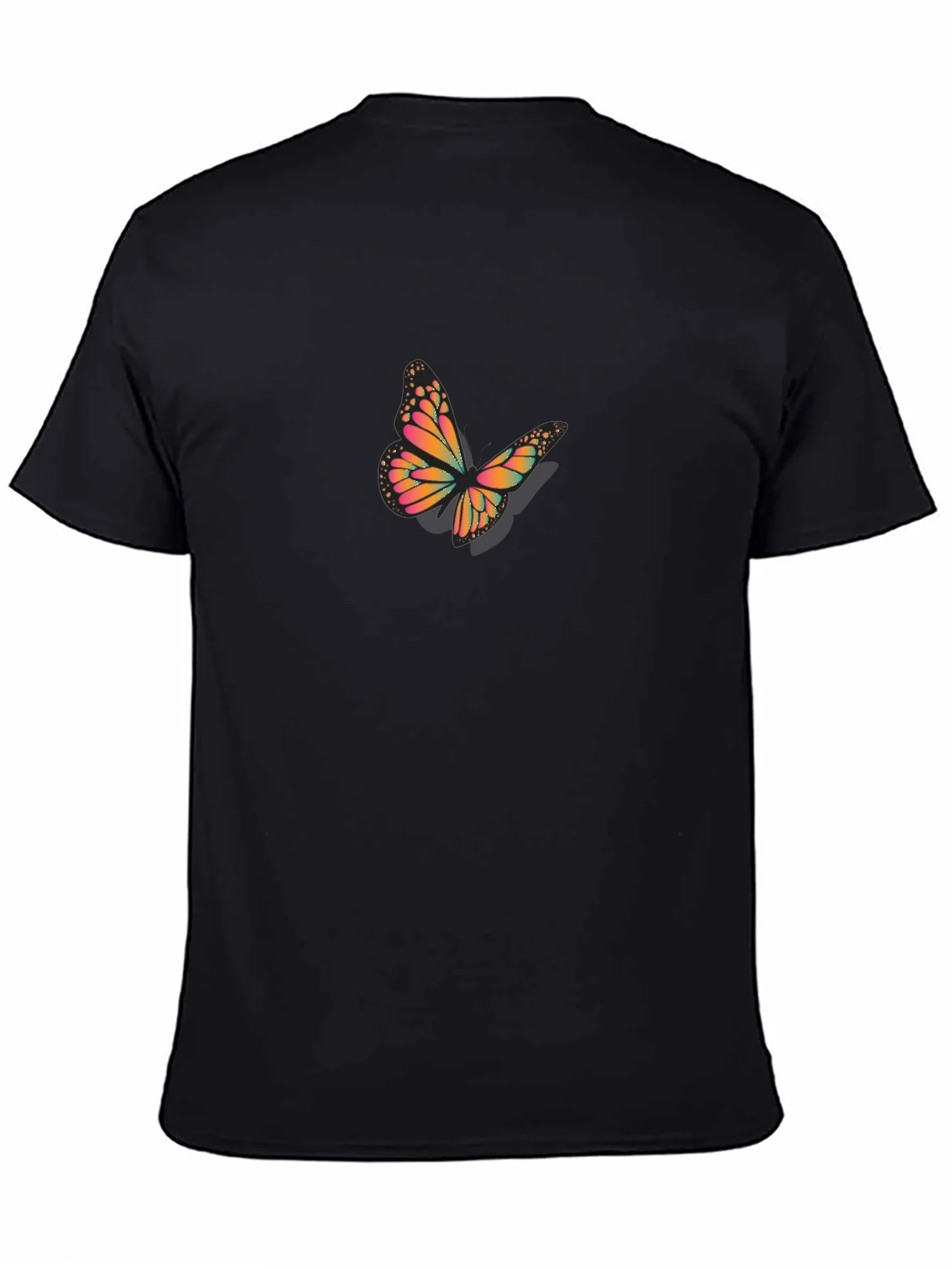 Butterfly Graphic Black T-Shirt