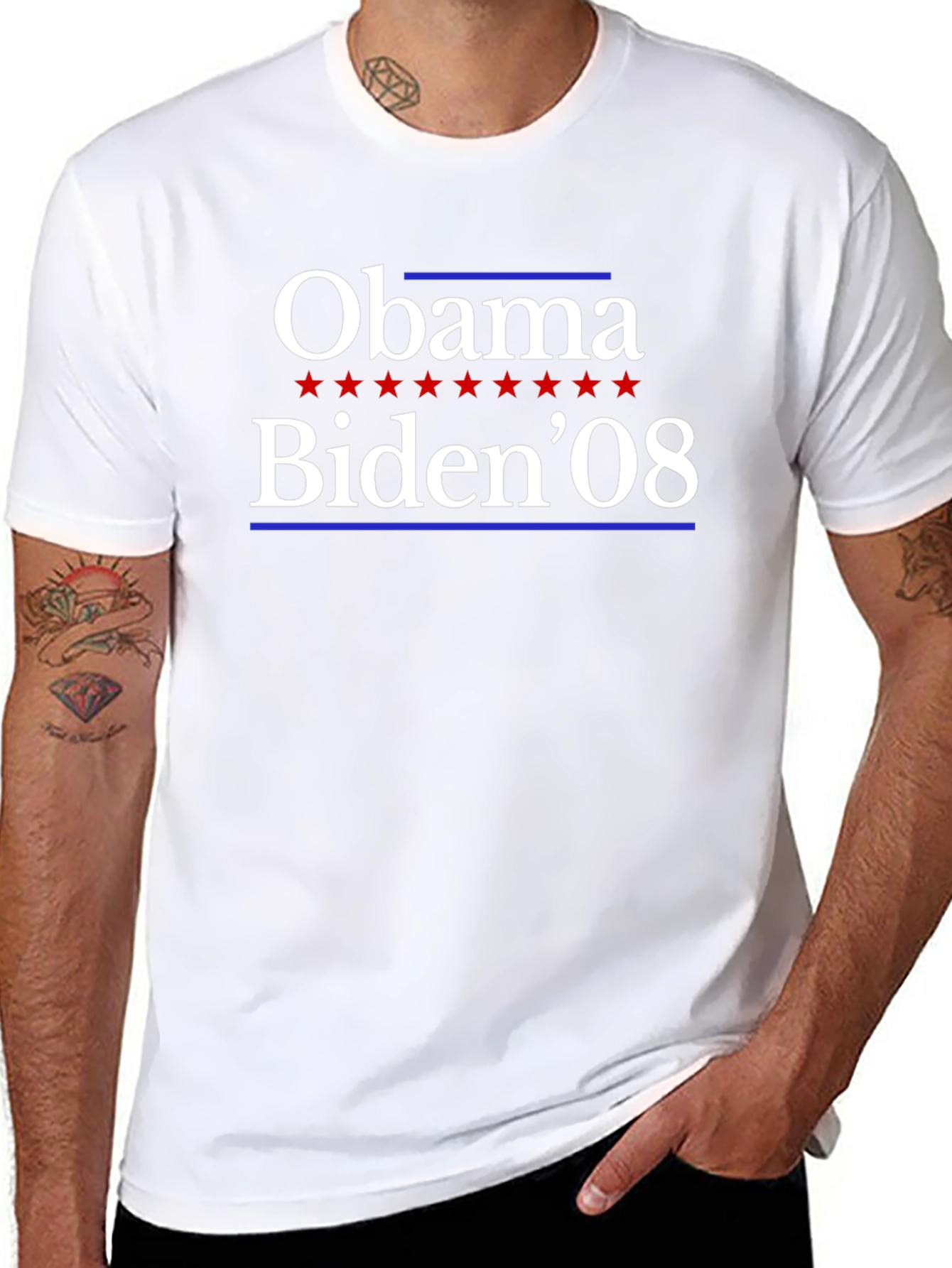 Obama Biden 08 Graphic T-Shirt