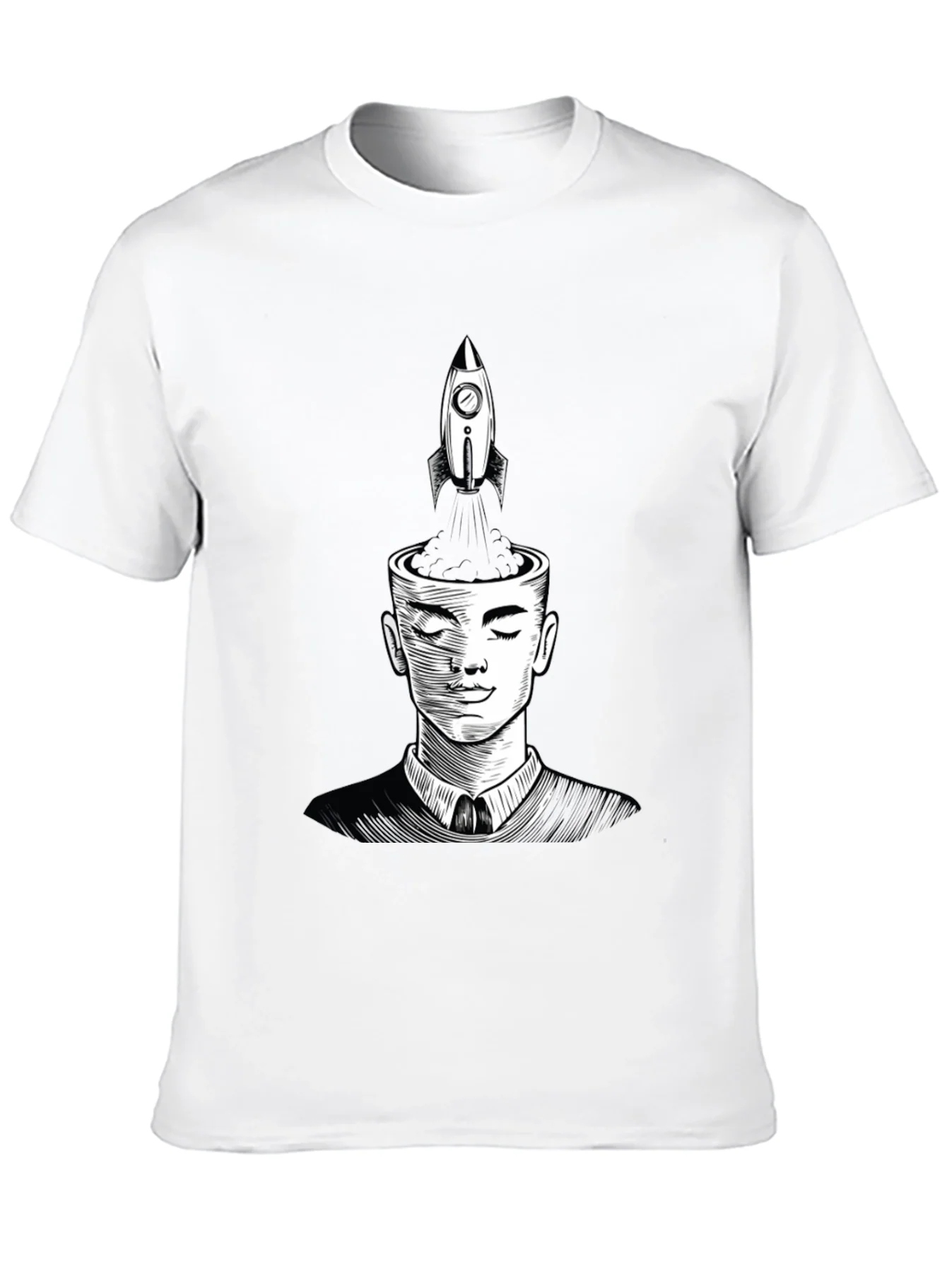 Rocket Mind T-Shirt - Creative Thinking Design