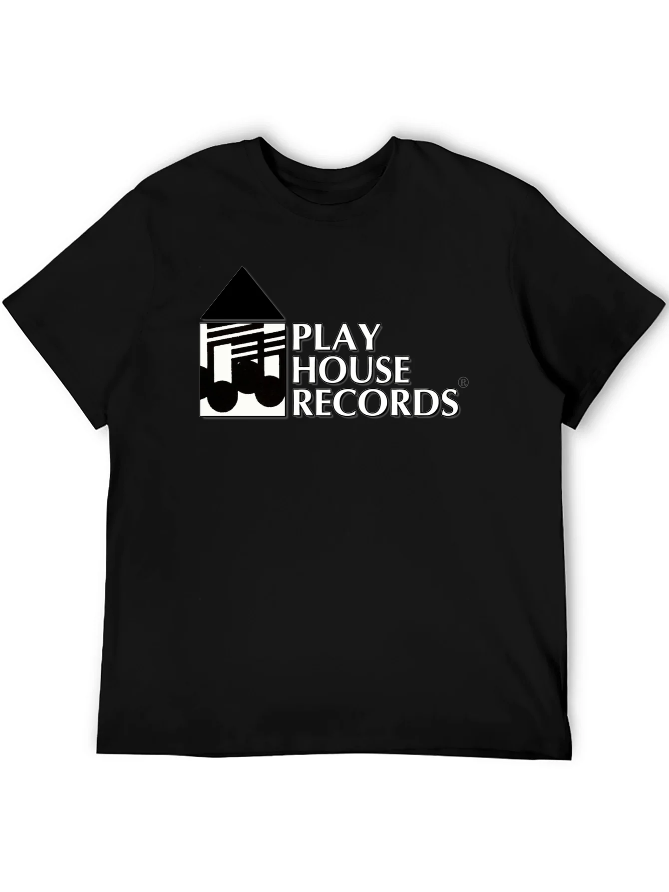 Play House Records Black Graphic T-Shirt