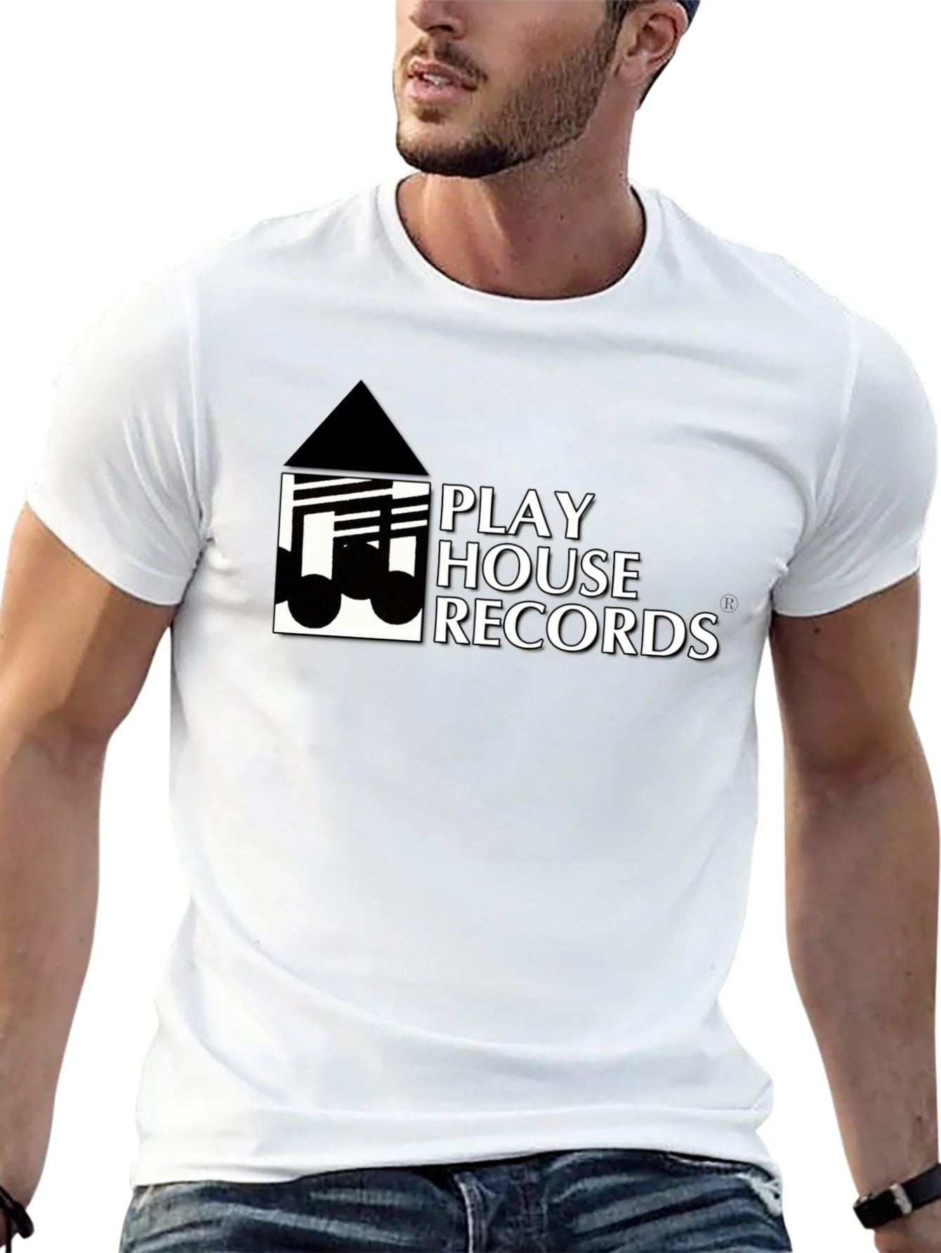 Play House Records Black Graphic T-Shirt