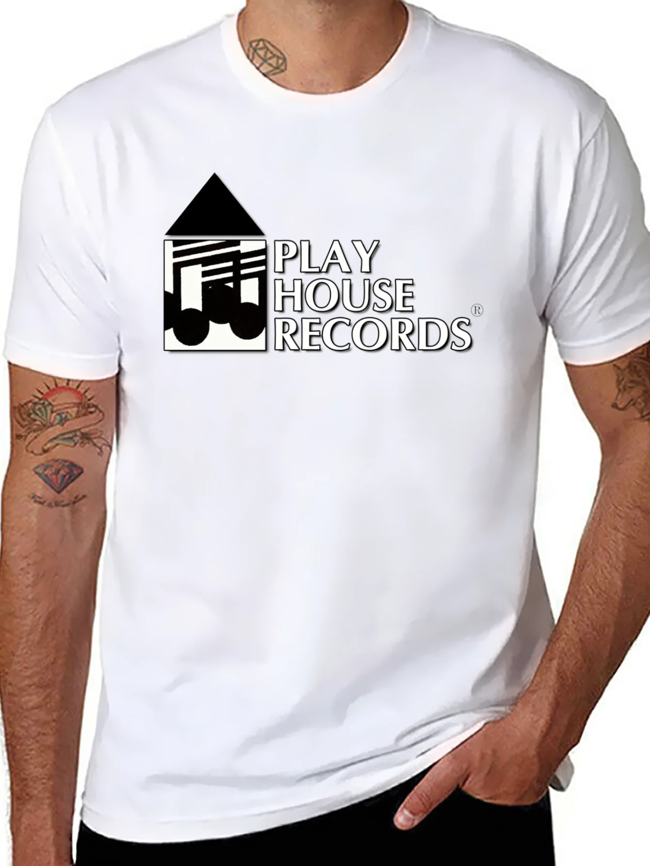 Play House Records Black Graphic T-Shirt