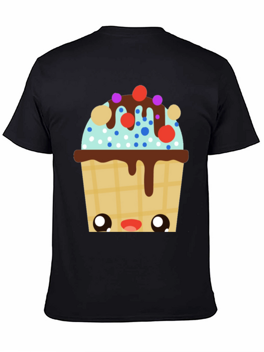 Kawaii Ice Cream Cone Graphic Tee