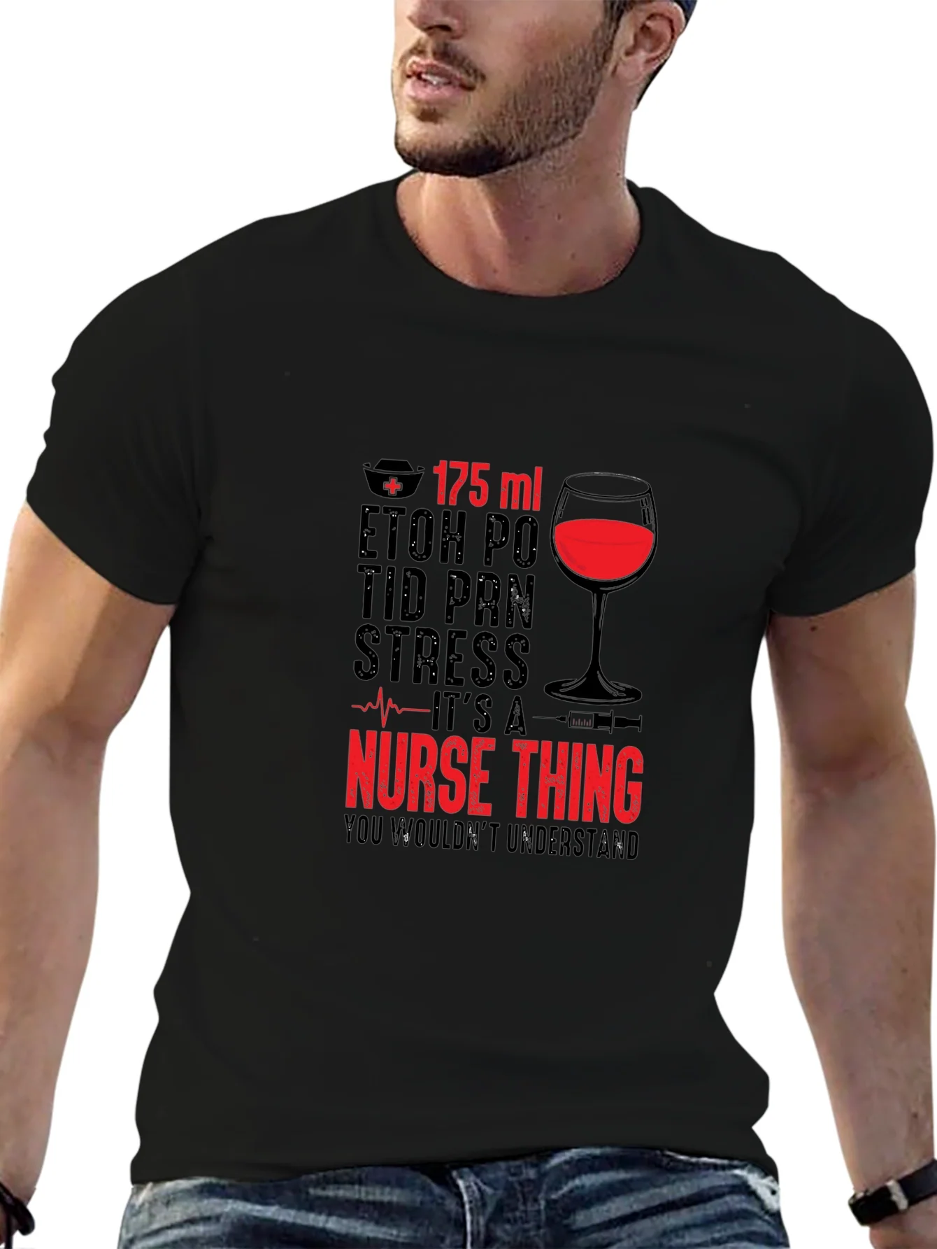 Nurse Wine T-Shirt - Its a Nurse Thing