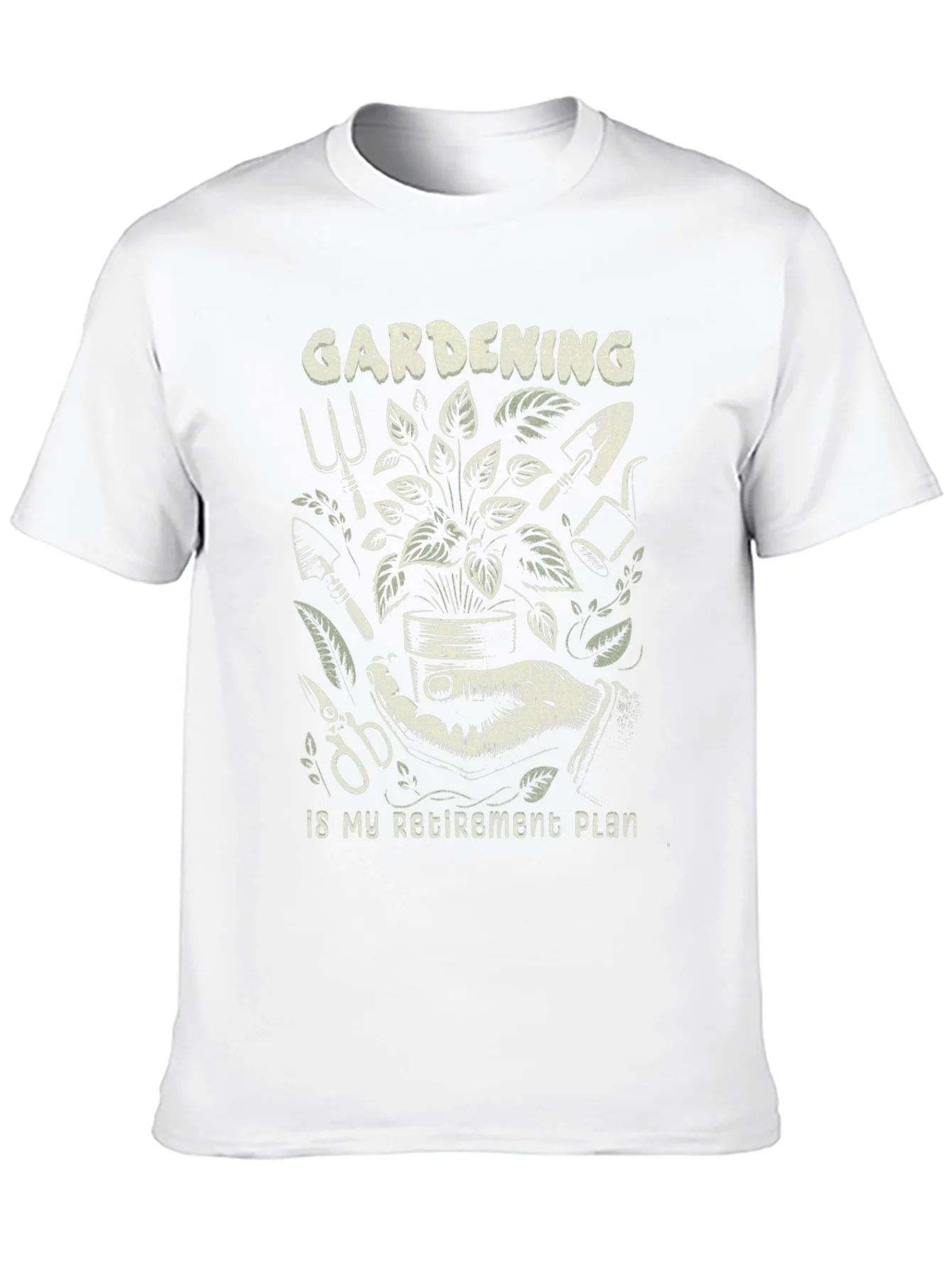 Gardening Retirement Plan T-Shirt: Hobby Tee for Gardeners