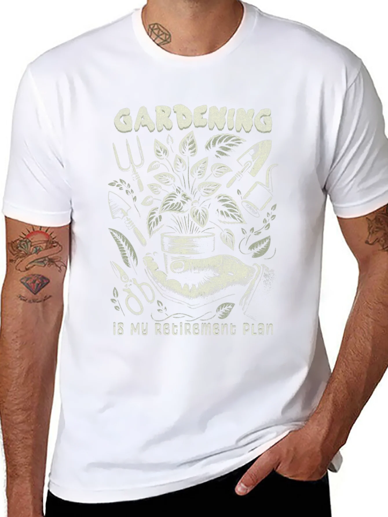 Gardening Retirement Plan T-Shirt: Hobby Tee for Gardeners