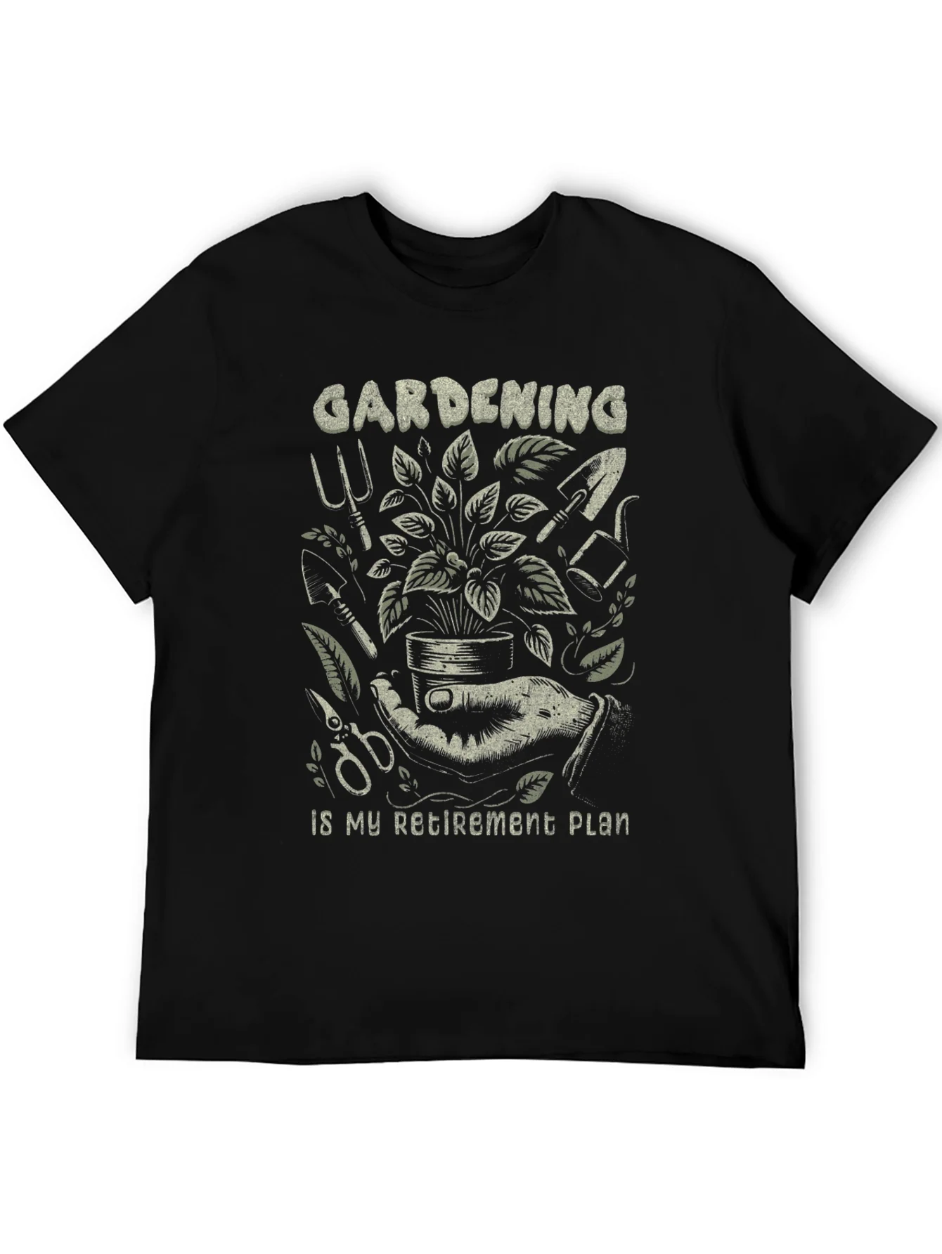 Gardening Retirement Plan T-Shirt: Hobby Tee for Gardeners