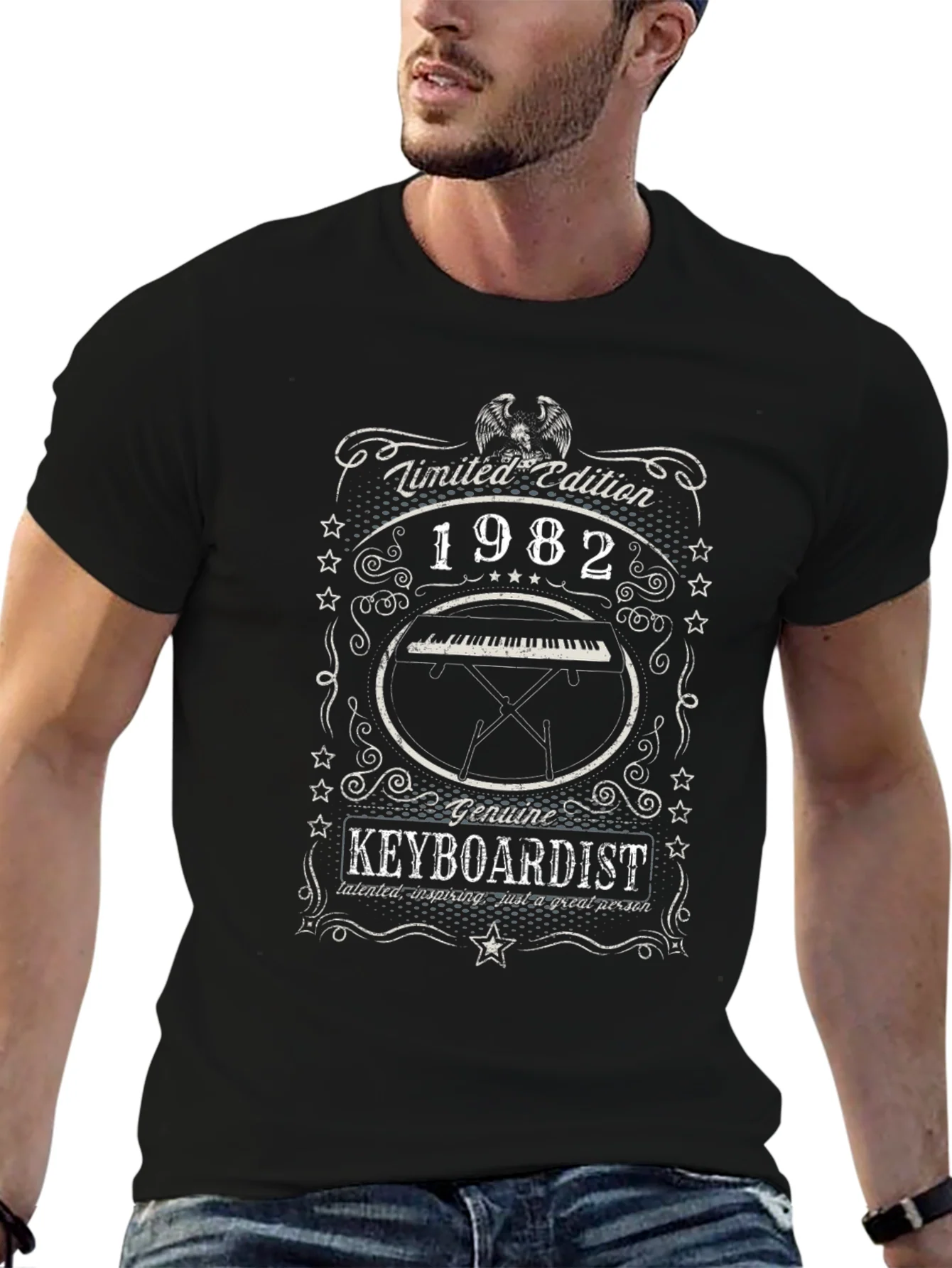 Limited Edition 1982 Keyboardist Graphic Tee