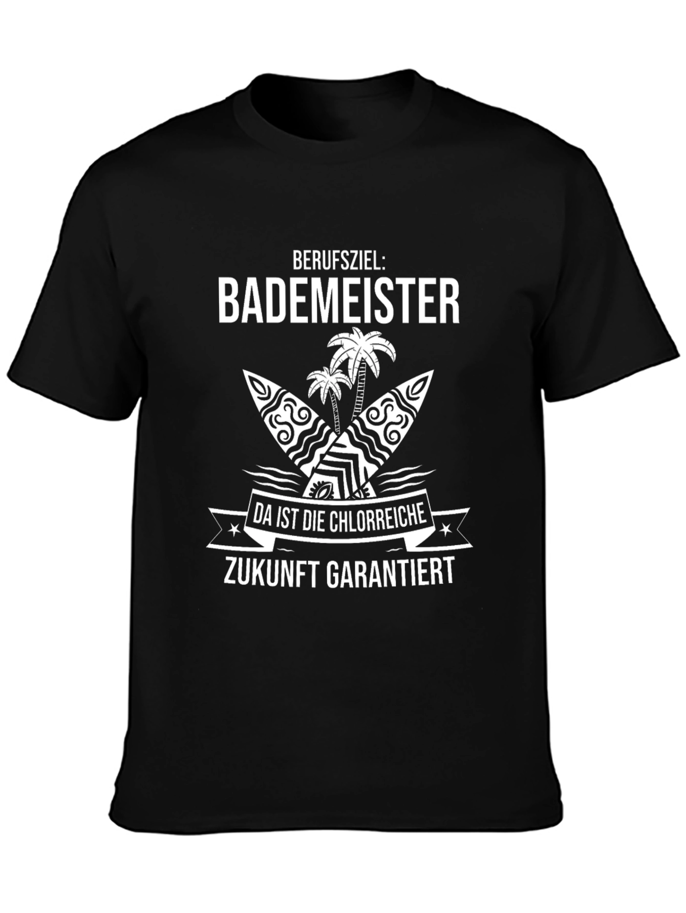 BadeMeister T-Shirt - Chlorreiche Zukunft! Funny Summer Tee