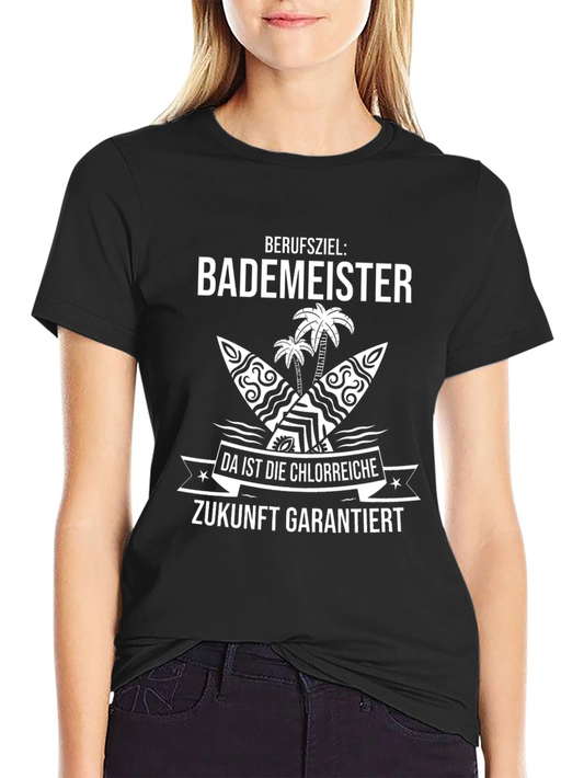 BadeMeister T-Shirt - Chlorreiche Zukunft! Funny Summer Tee