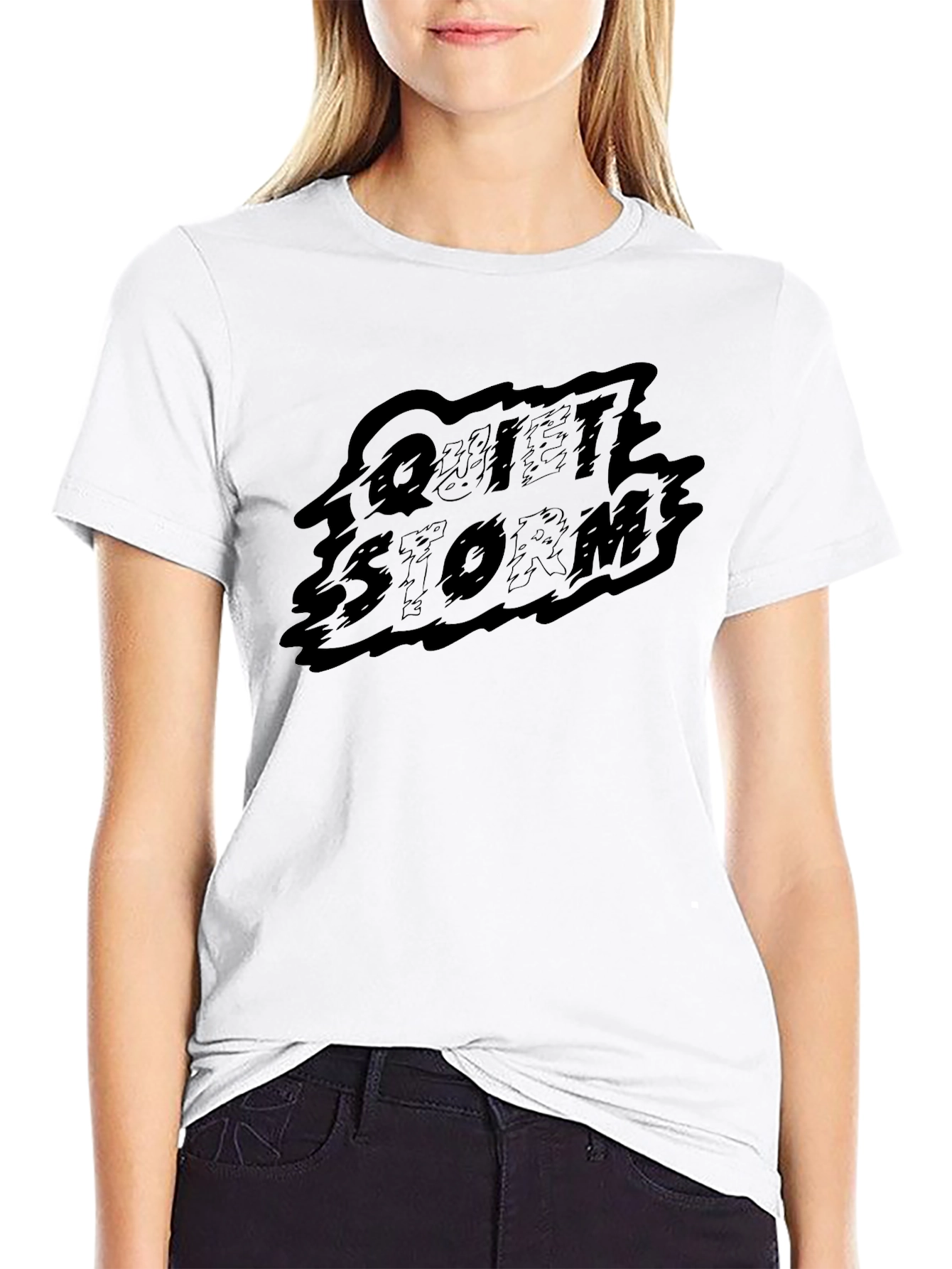 Quiet Storm Graphic Black T-Shirt