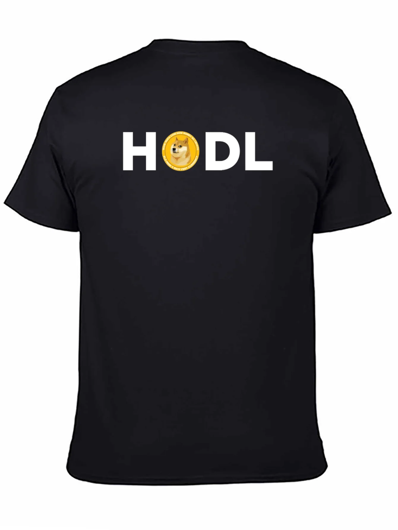 HODL Doge Crypto Black Tee