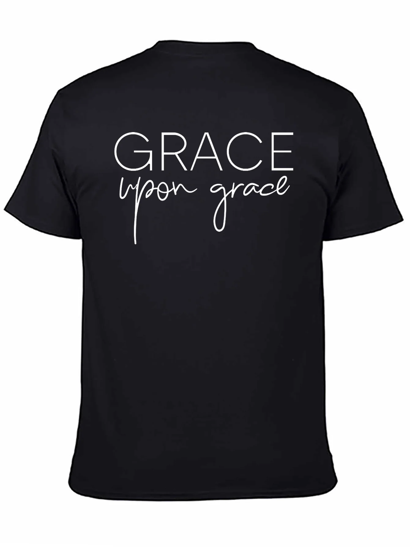 Grace Upon Grace Black Graphic Tee