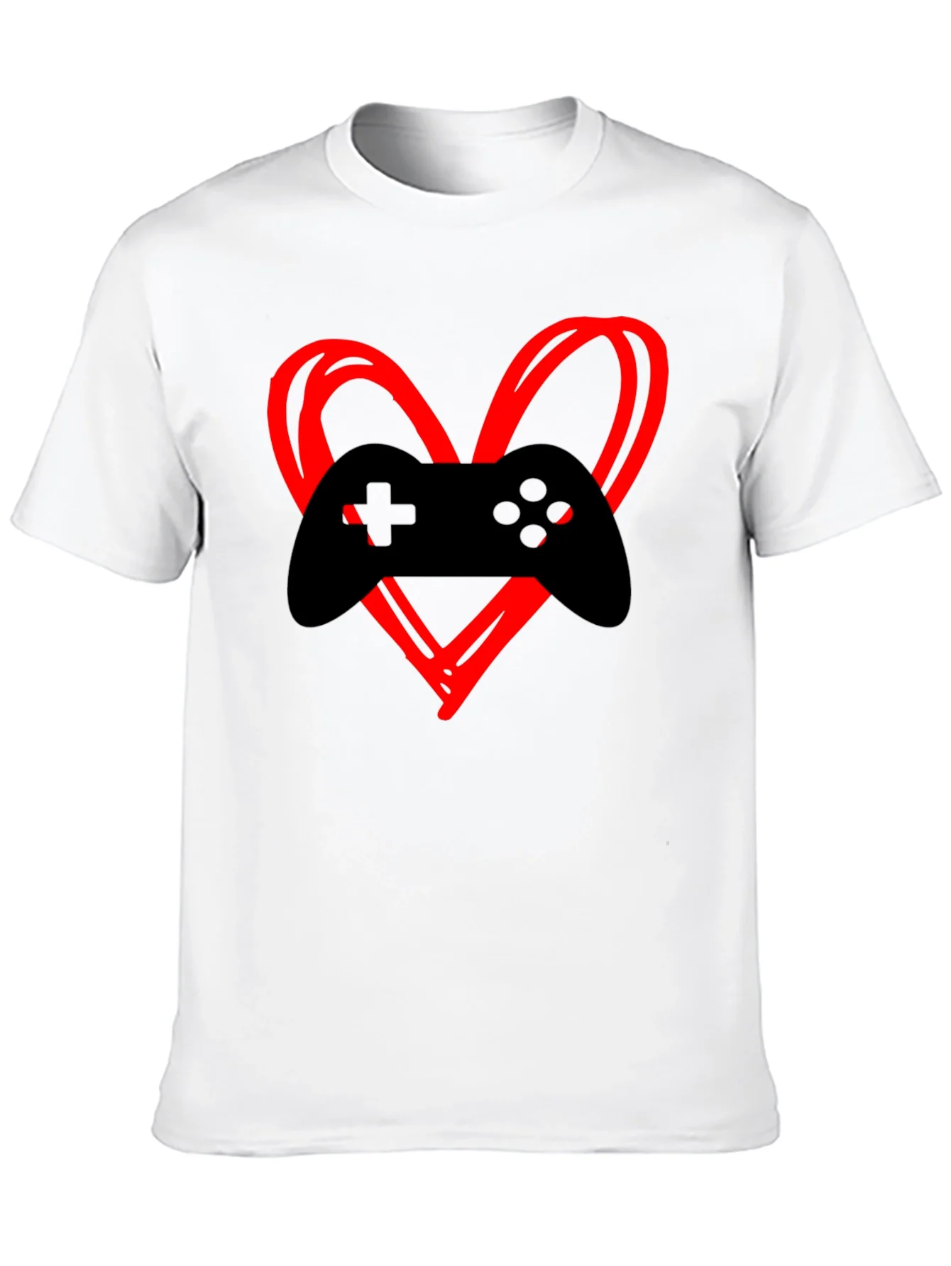 Gamer Heartbeat T-Shirt - Black