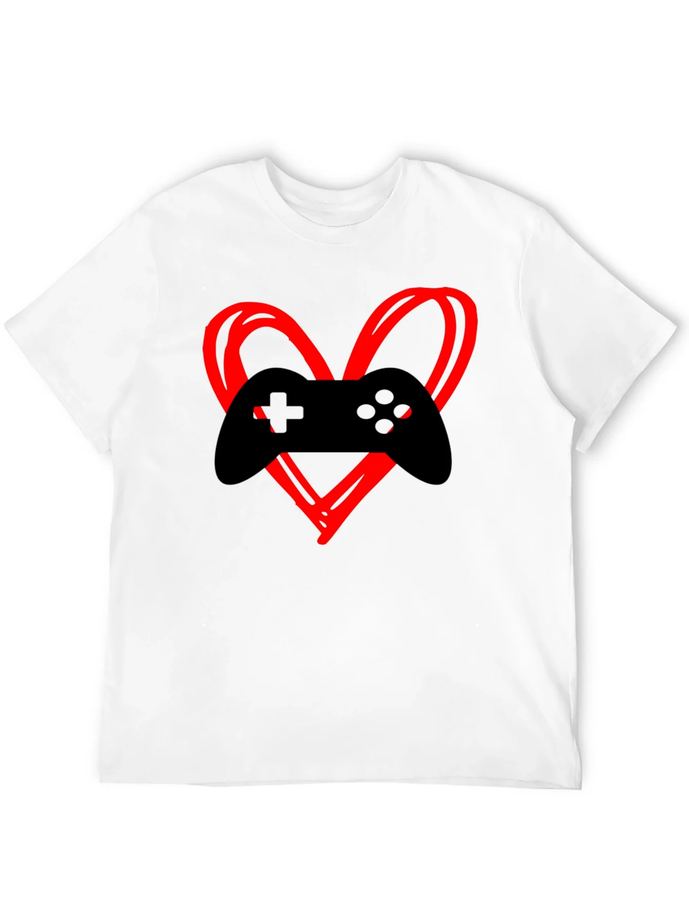 Gamer Heartbeat T-Shirt - Black