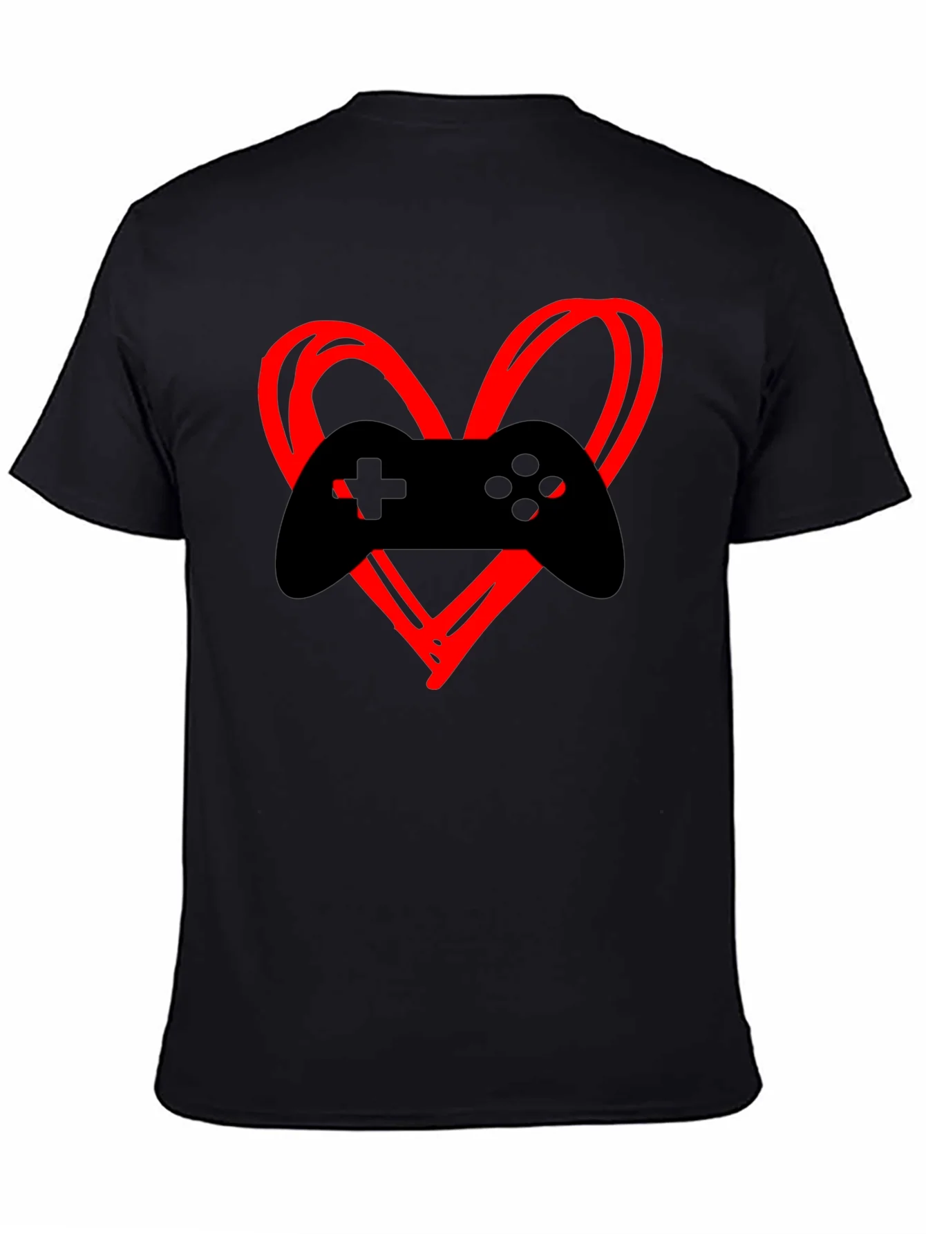 Gamer Heartbeat T-Shirt - Black