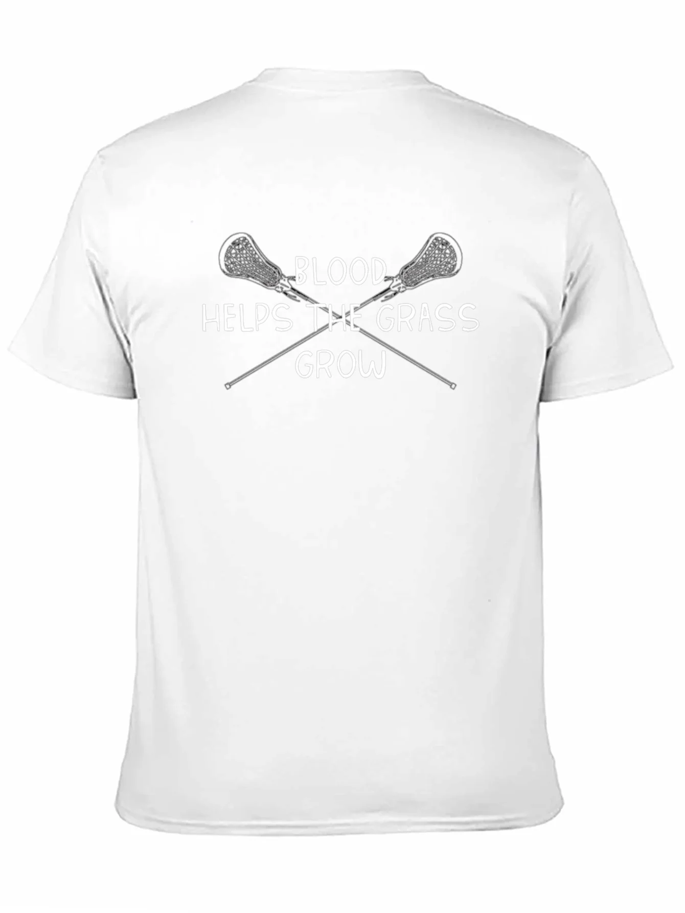 Lacrosse T-Shirt - Blood Helps The Grass Grow