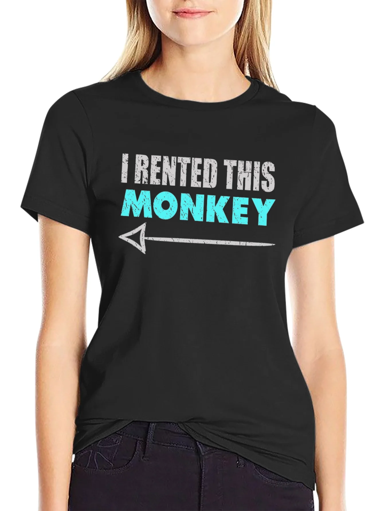 I Rented This Monkey Funny Graphic T-Shirt