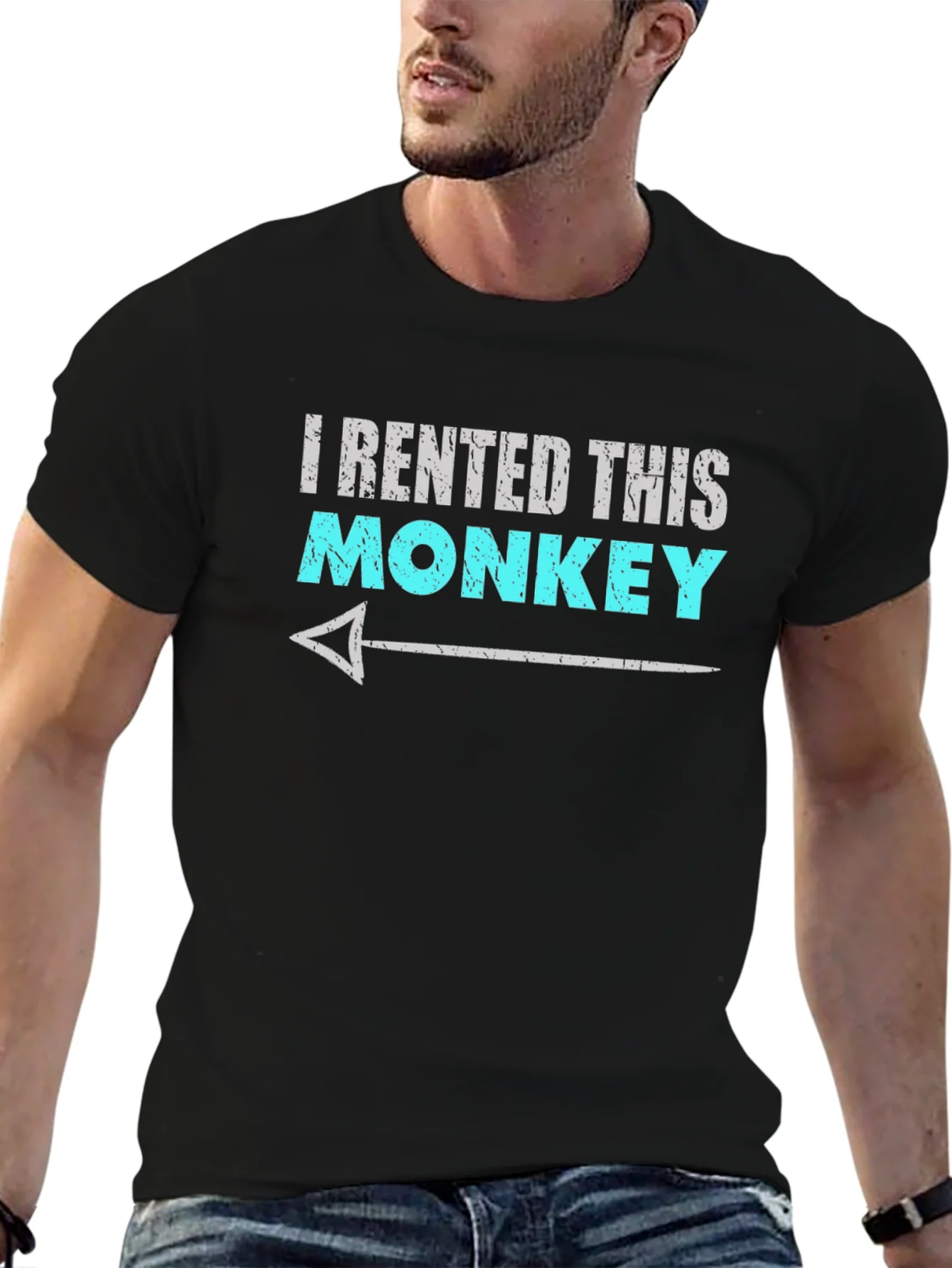 I Rented This Monkey Funny Graphic T-Shirt