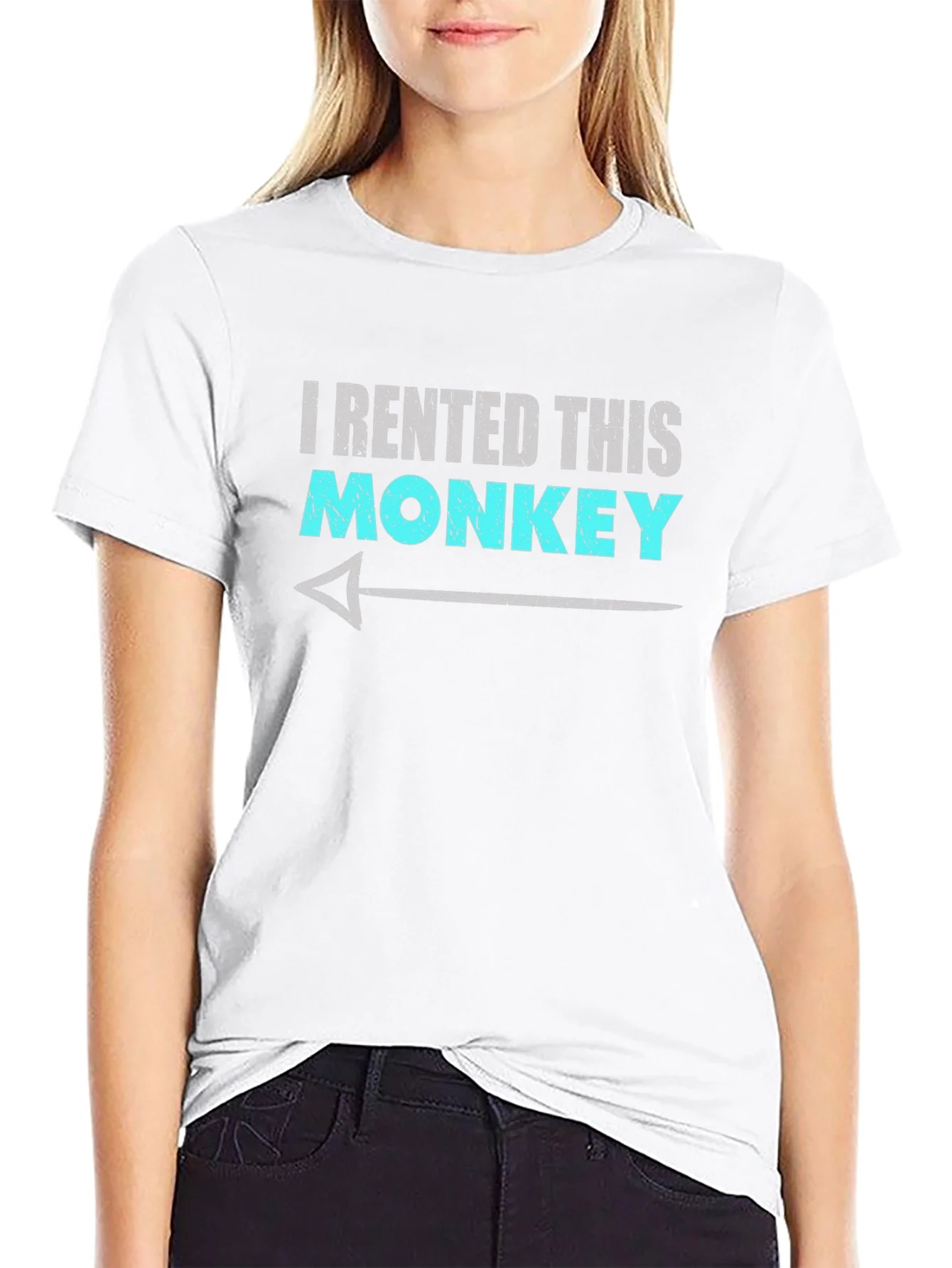 I Rented This Monkey Funny Graphic T-Shirt