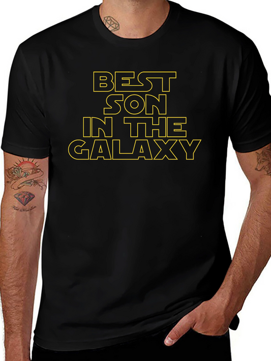 Best Son in the Galaxy Star Wars Style T-Shirt