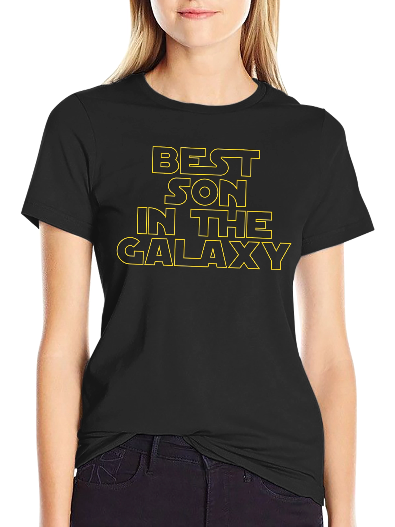 Best Son in the Galaxy Star Wars Style T-Shirt