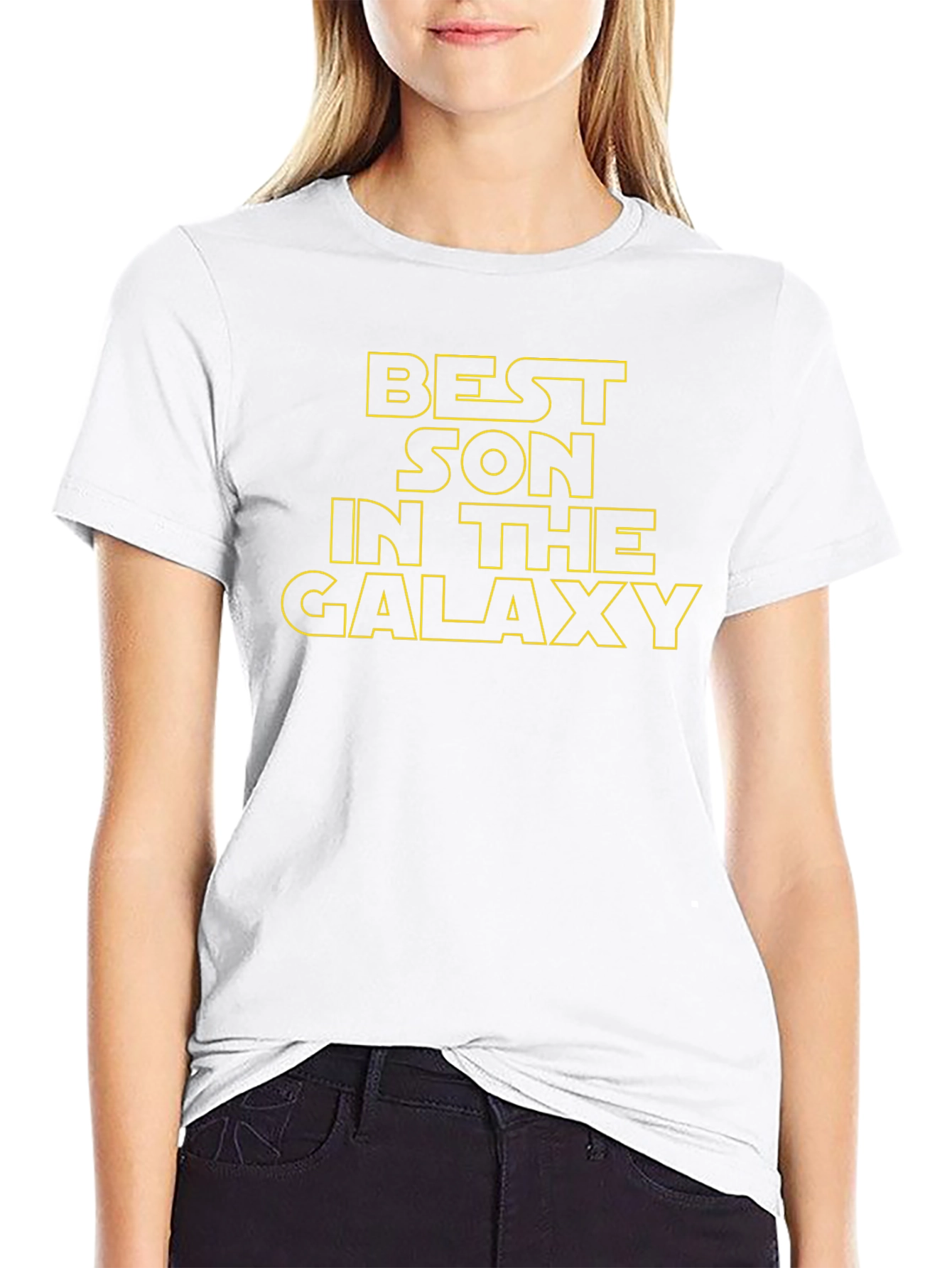 Best Son in the Galaxy Star Wars Style T-Shirt