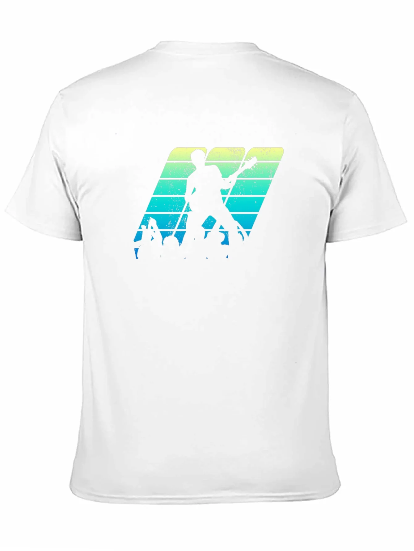 Retro Music Band Tee - Black Graphic T-Shirt
